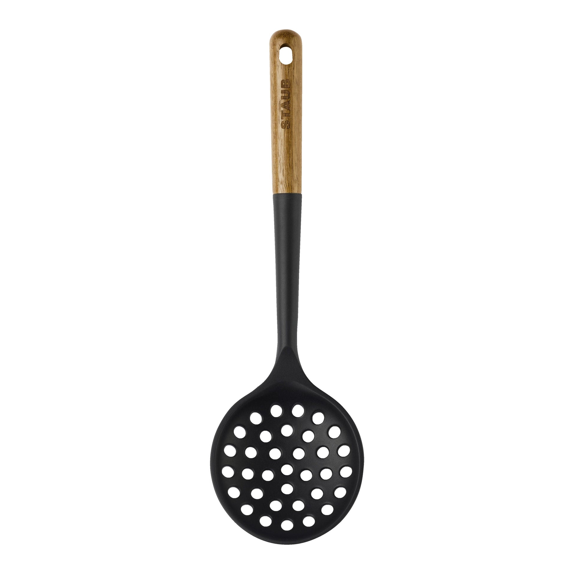 STAUB 31 cm Silicone Skimming Ladle, Black-Ladl-DECOROLALA