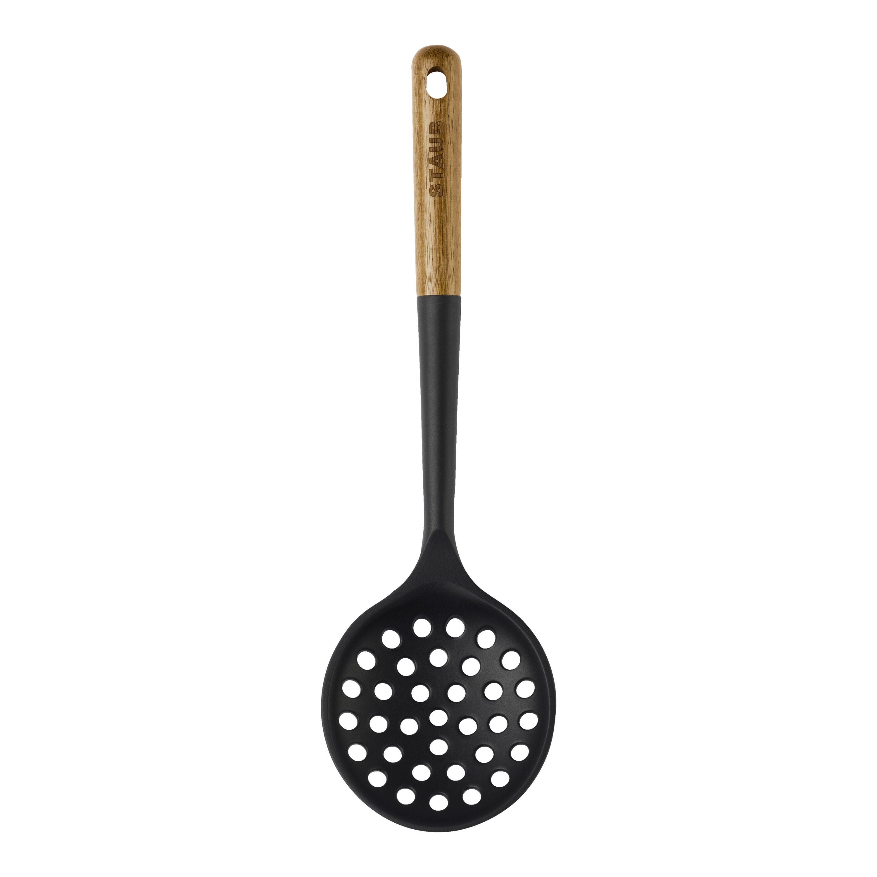 STAUB 31 cm Silicone Skimming Ladle, Black-Ladl-DECOROLALA