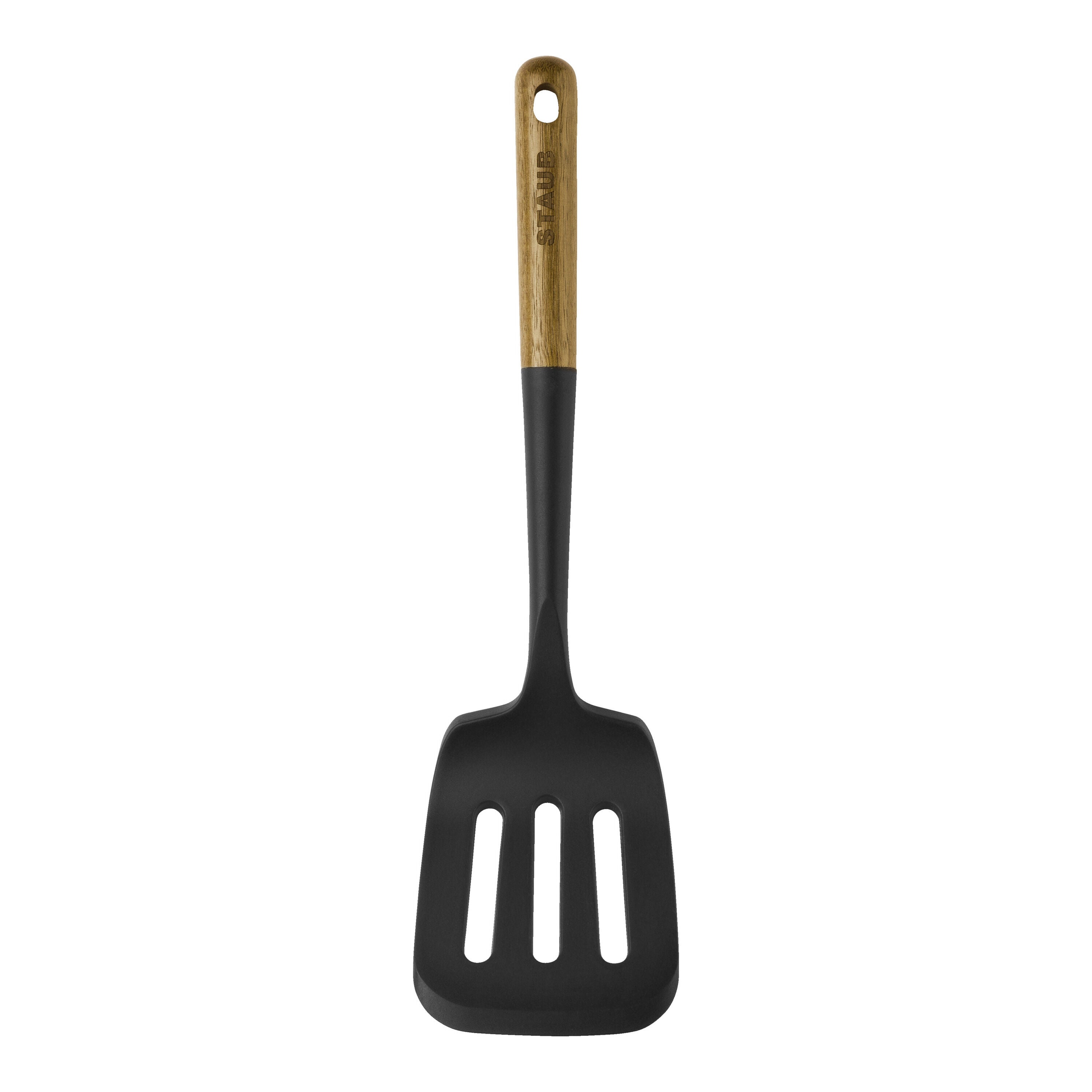 STAUB 31 cm Silicone Turner, Black-Spatula-DECOROLALA