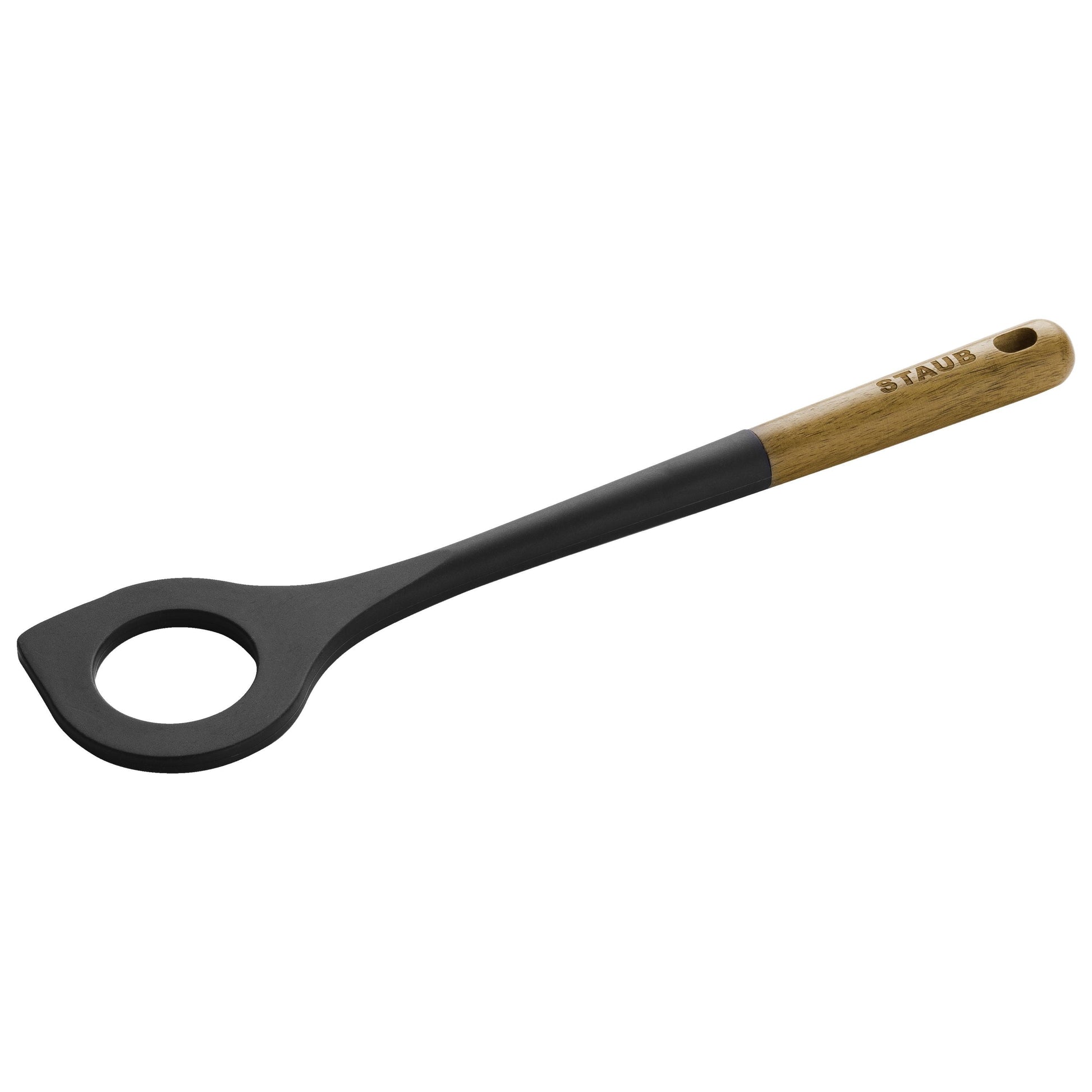 STAUB 31cm Risotto Spoon - Black Silicone-Spoon-DECOROLALA