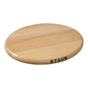 STAUB Beech Magnetic Trivet 21cm Oval Brown-Trivet-DECOROLALA