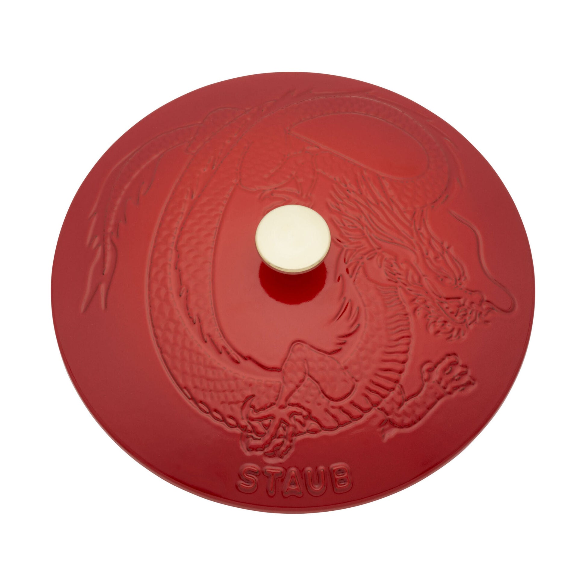 STAUB Braisers 2.5 L Cast Iron Round Saute Pan Chistera, Bordeaux-n/a-DECOROLALA