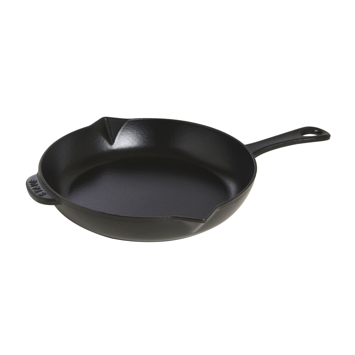 STAUB Cast Iron Frying Pan 26cm Black-Needs Review-DECOROLALA