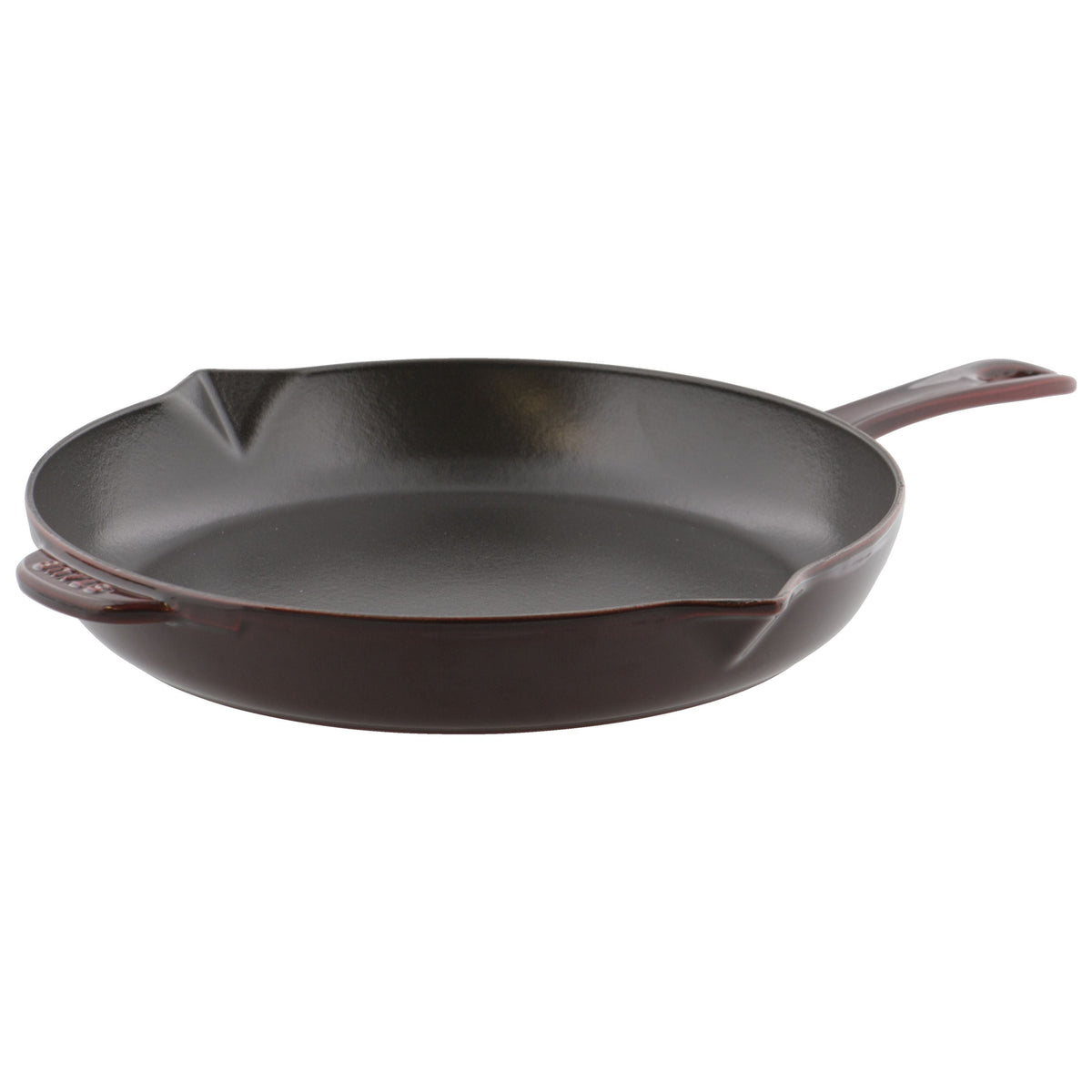 STAUB Cast Iron Frying Pan 26cm - Grenadine-Red-Needs Review-DECOROLALA