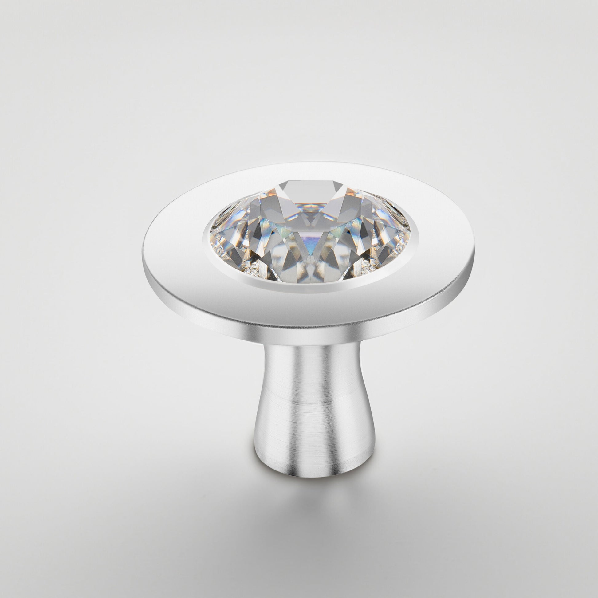 STAUB Cast Iron Knob - Swarovski Crystal Stainless-Pot-DECOROLALA