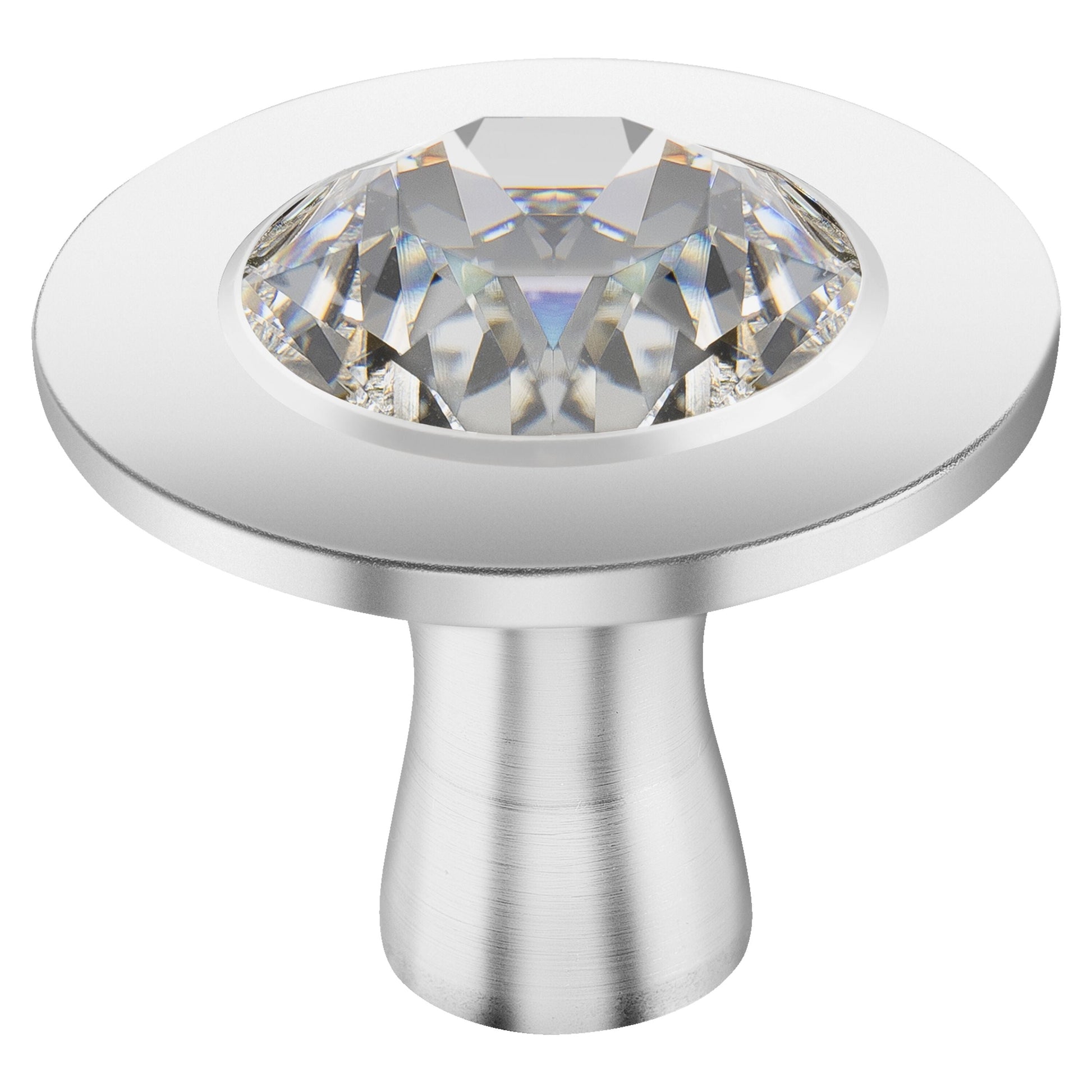 STAUB Cast Iron Knob - Swarovski Crystal Stainless-Pot-DECOROLALA