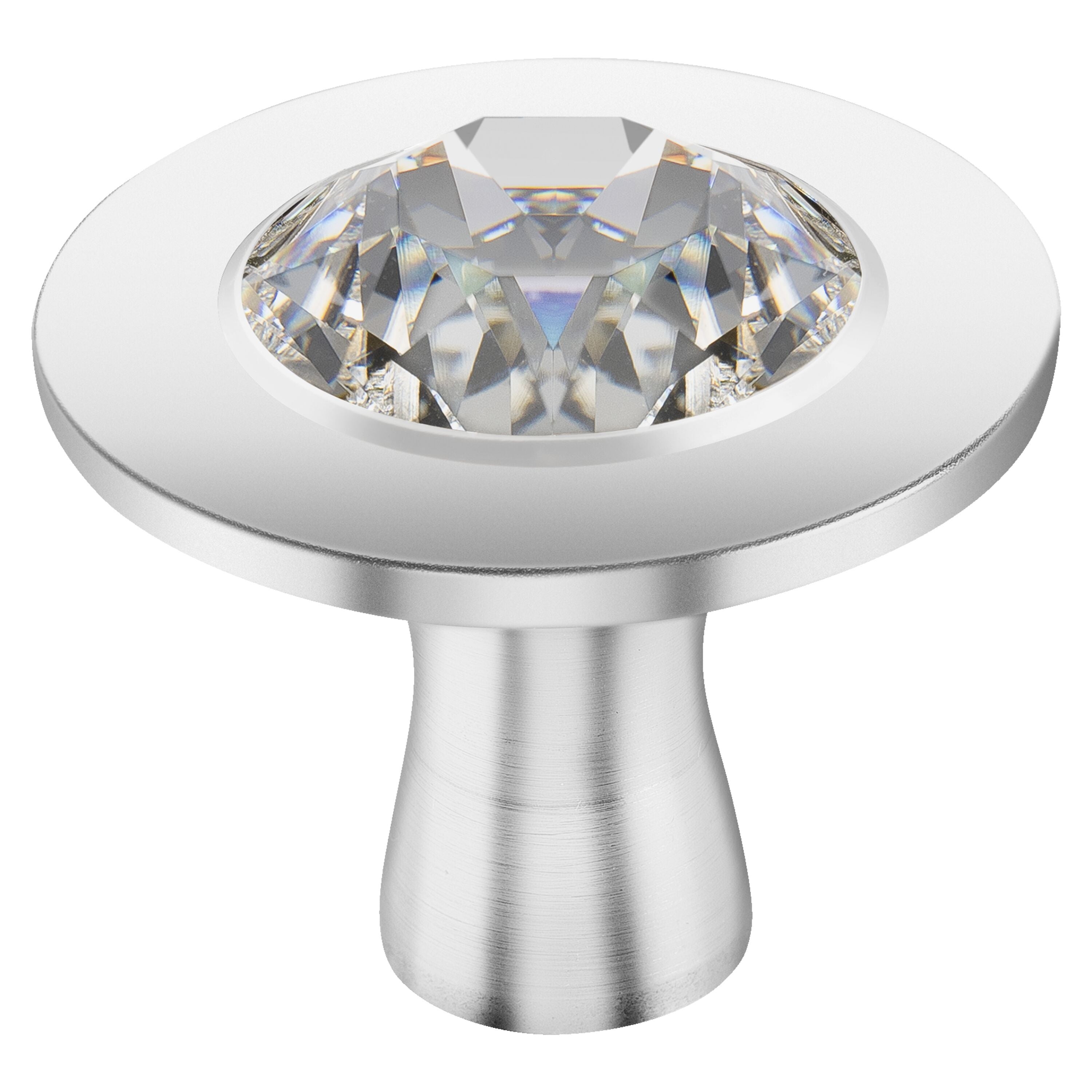 STAUB Cast Iron Knob - Swarovski Crystal Stainless-Pot-DECOROLALA