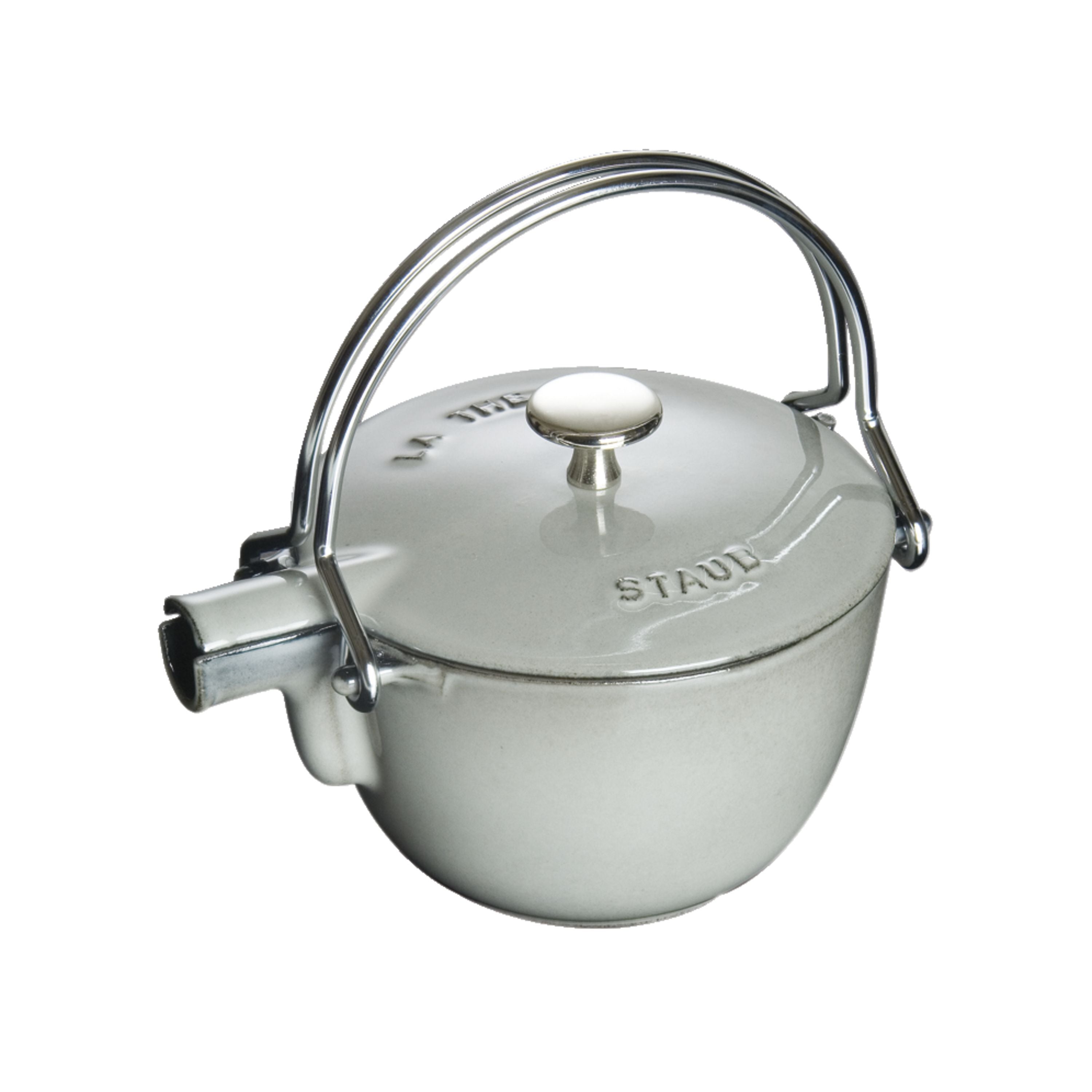 STAUB Cast Iron Tea Kettle 1.1L Graphite-Grey-Teapot-DECOROLALA