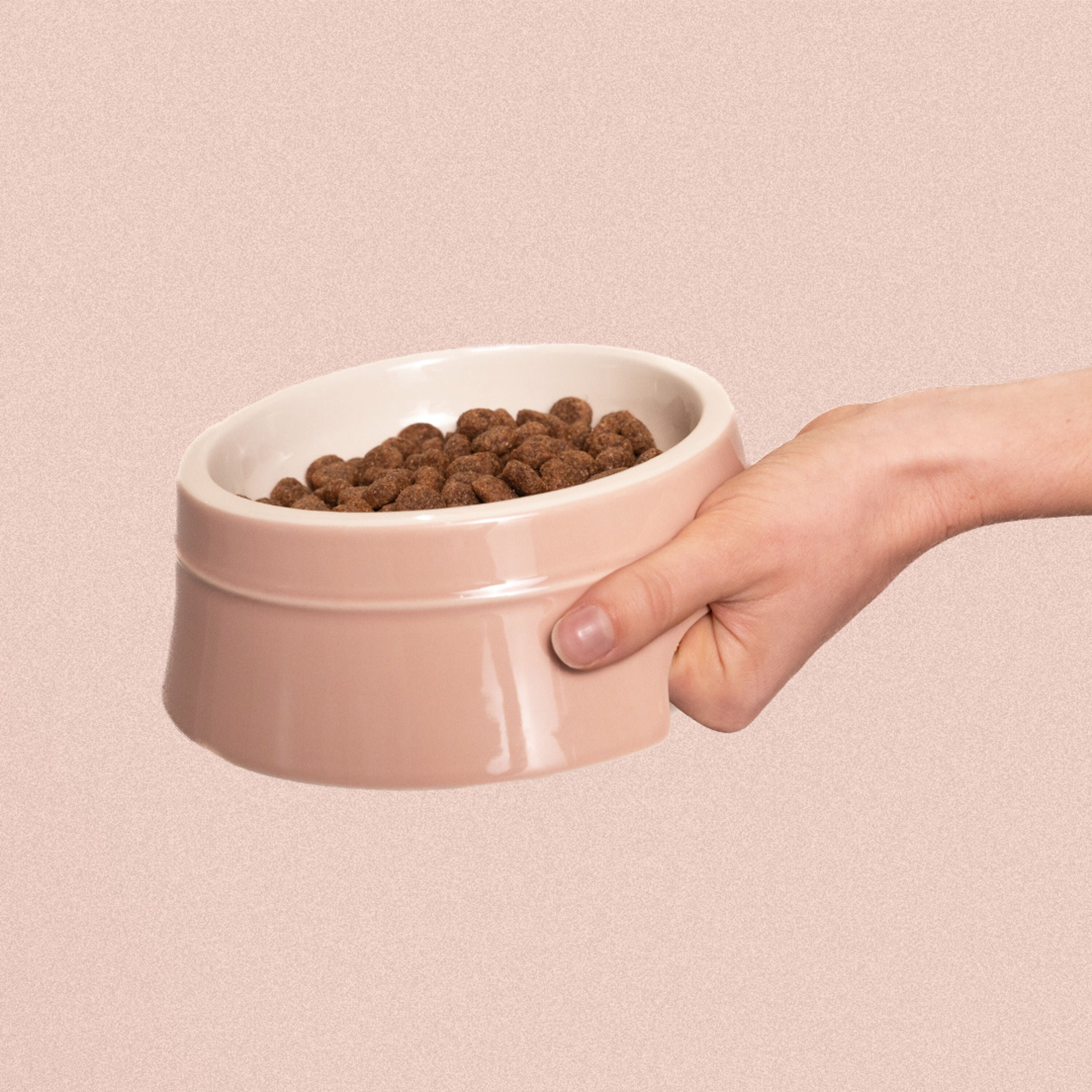 STAUB Ceramic Pet Bowl 400ml Light Pink-DECOROLALA