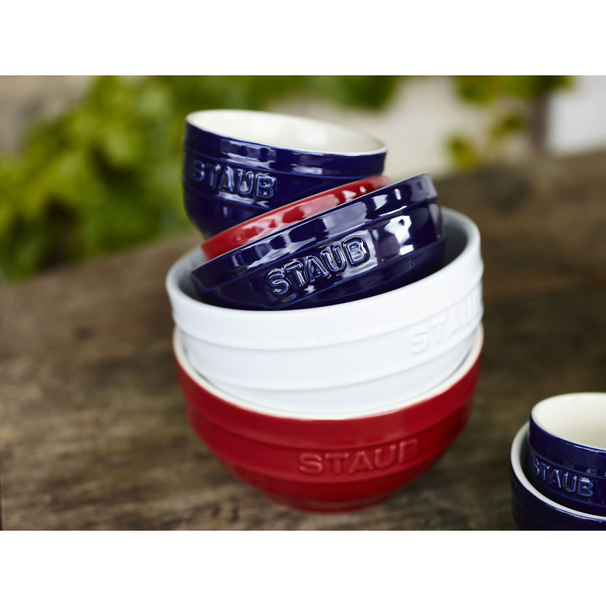 STAUB Ceramique 12 cm Ceramic Round Bowl, Dark-Blue-Dinnerware-DECOROLALA