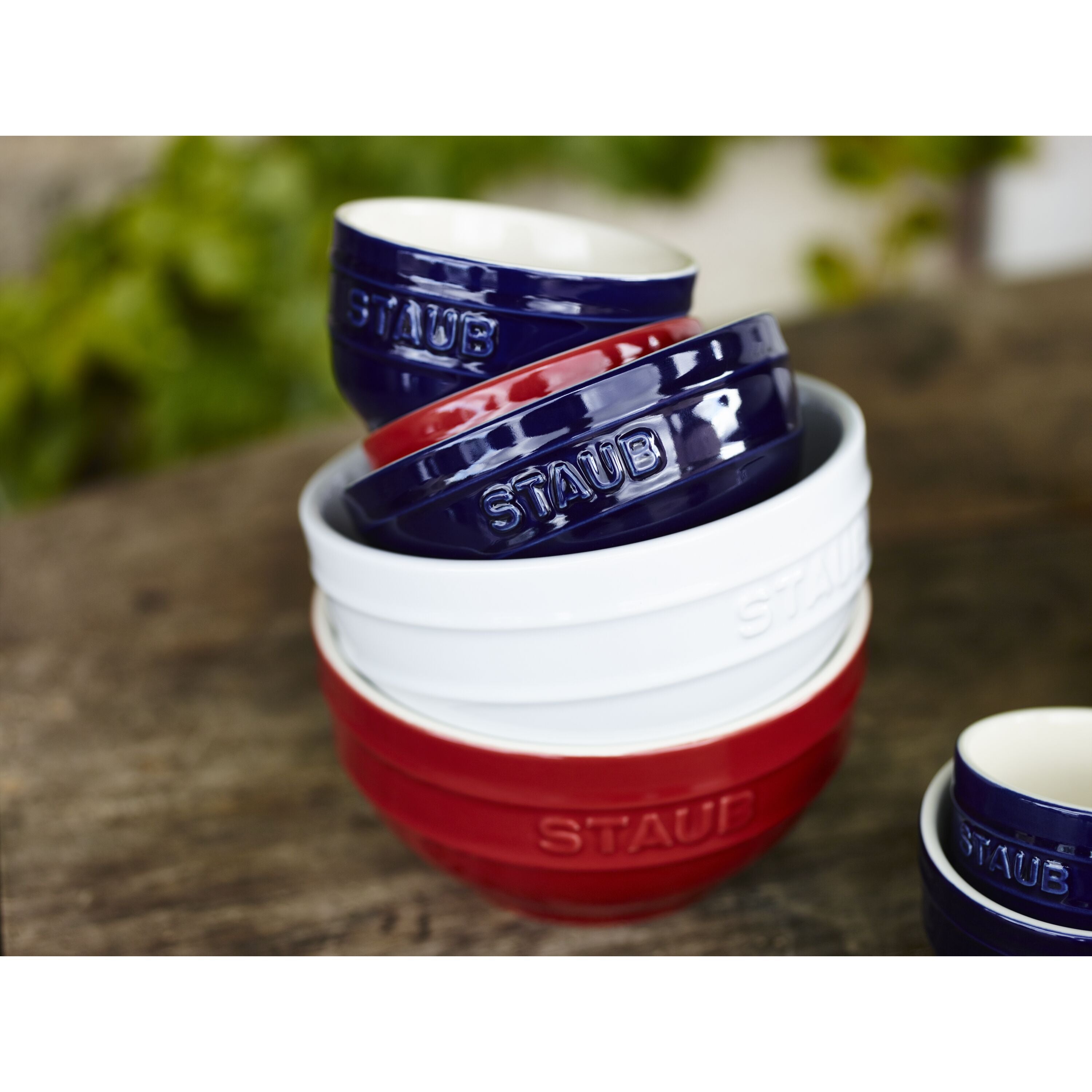 STAUB Ceramique 12 cm Ceramic Round Bowl, Dark-Blue-Dinnerware-DECOROLALA