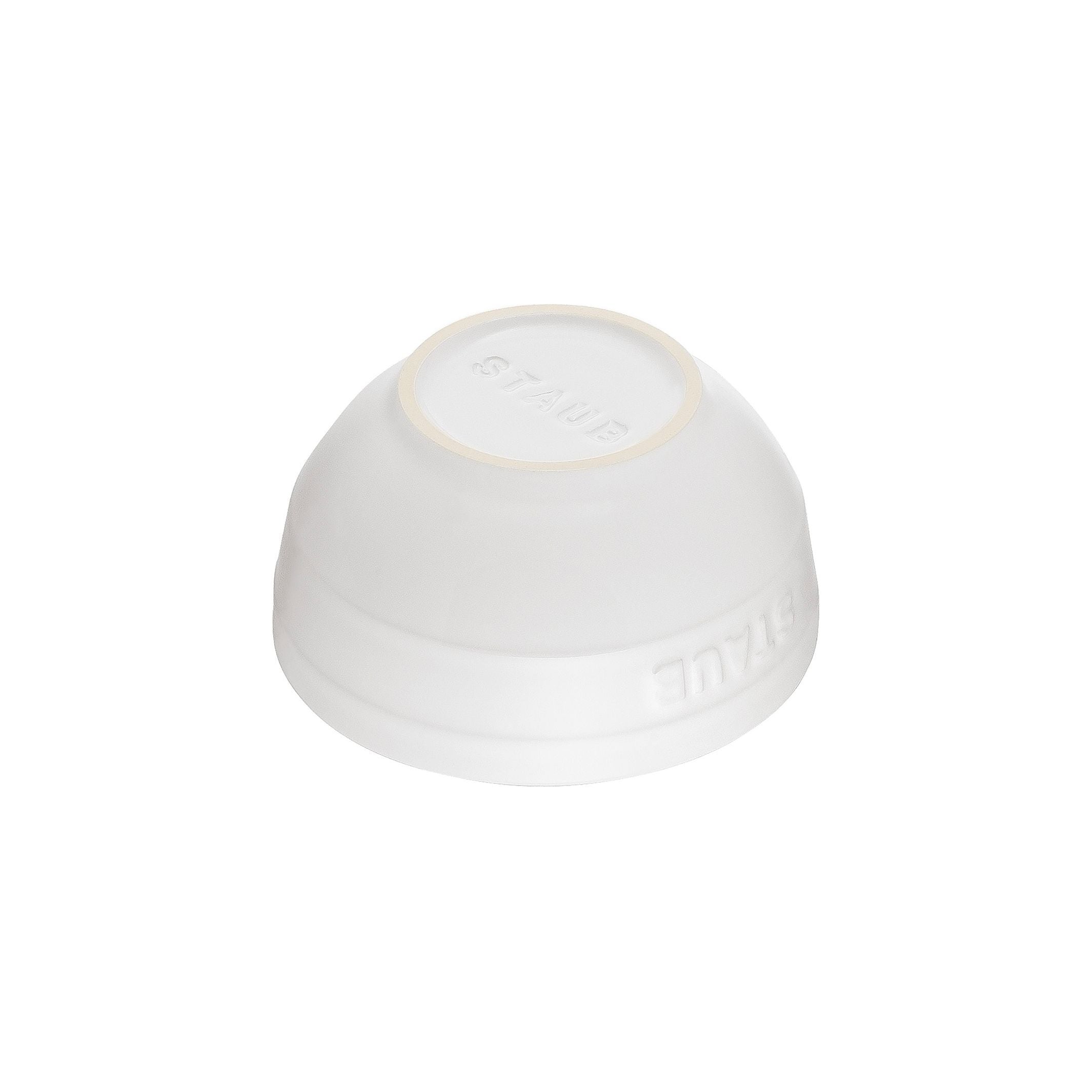 STAUB Ceramique 12cm Ceramic Round Bowl - White-Dinnerware-DECOROLALA