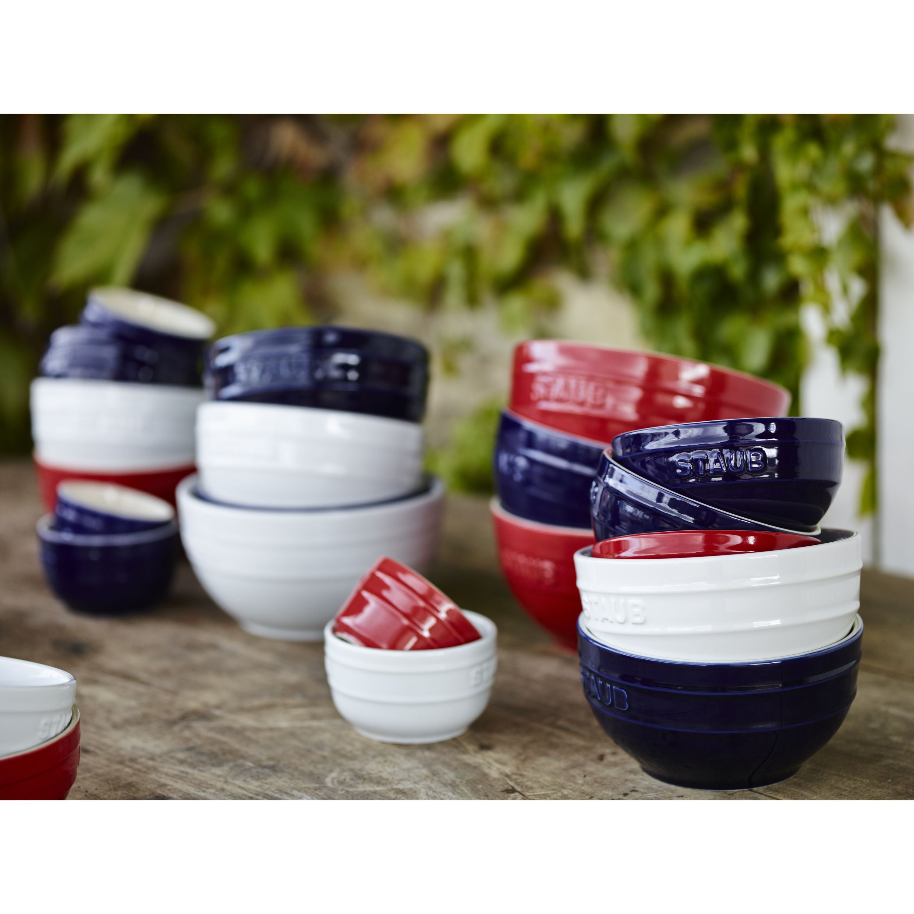 STAUB Ceramique 12cm Ceramic Round Bowl - White-Dinnerware-DECOROLALA