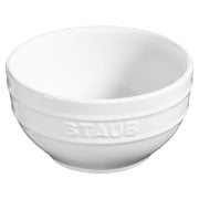 STAUB Ceramique 14 cm Ceramic Round Bowl, Pure-White-Dinnerware-DECOROLALA