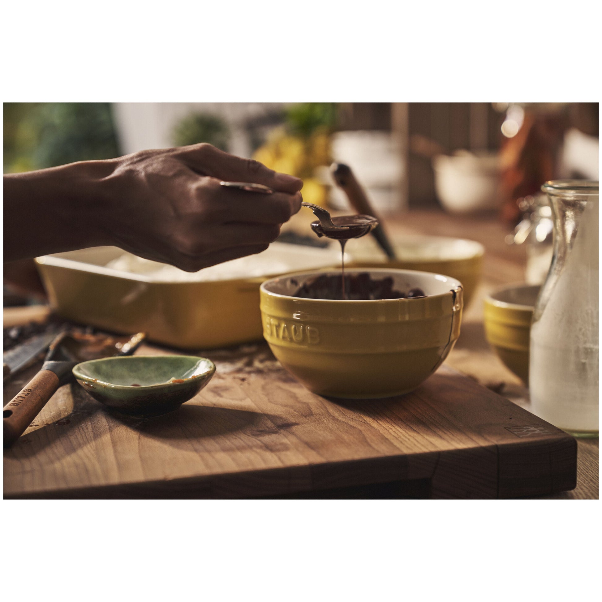 STAUB Ceramique 17 cm / 2 Piece Ceramic Bowl Set, Citron-n/a-DECOROLALA