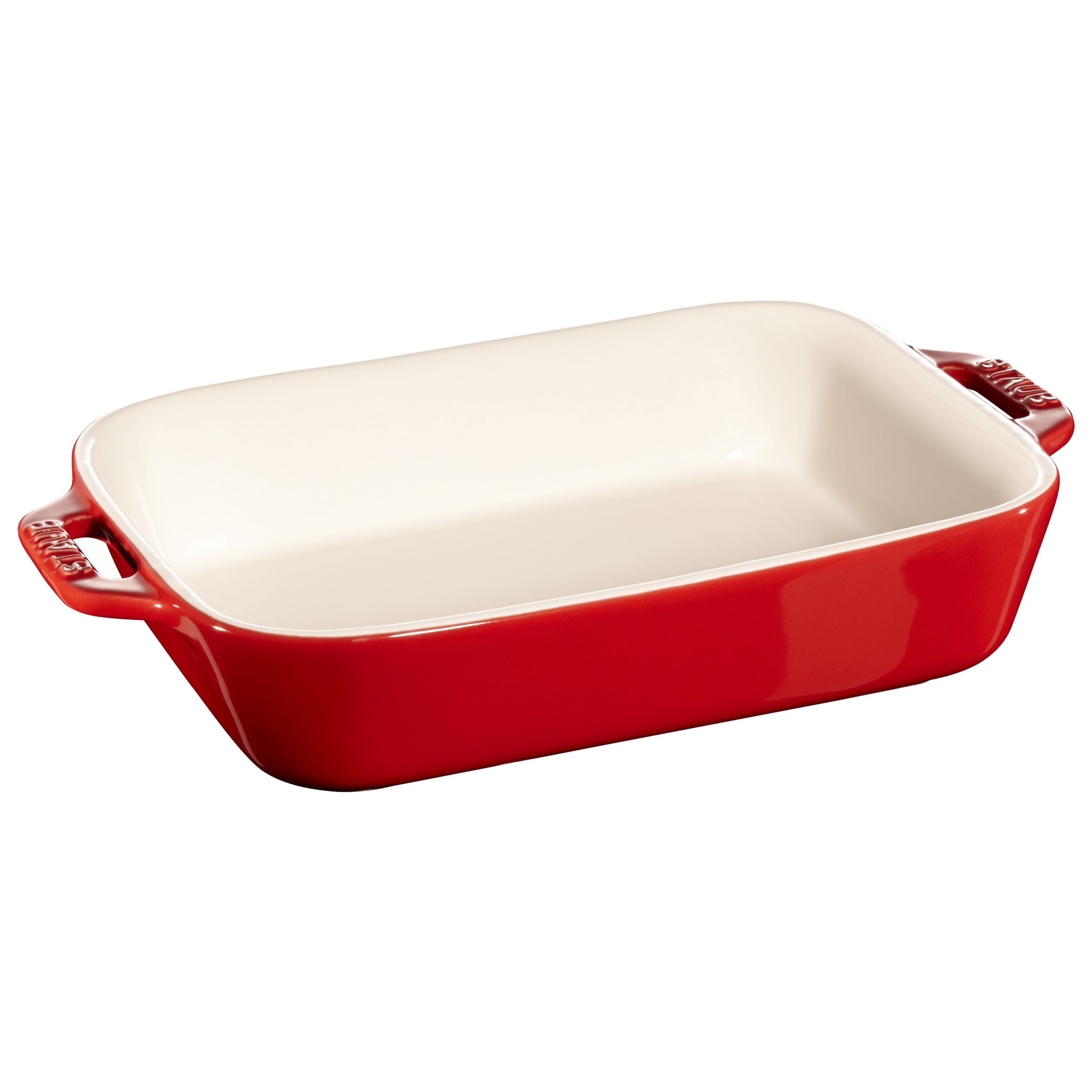 STAUB Ceramique 1L Rectangular Gratin Dish Cherry-Bakeware-DECOROLALA
