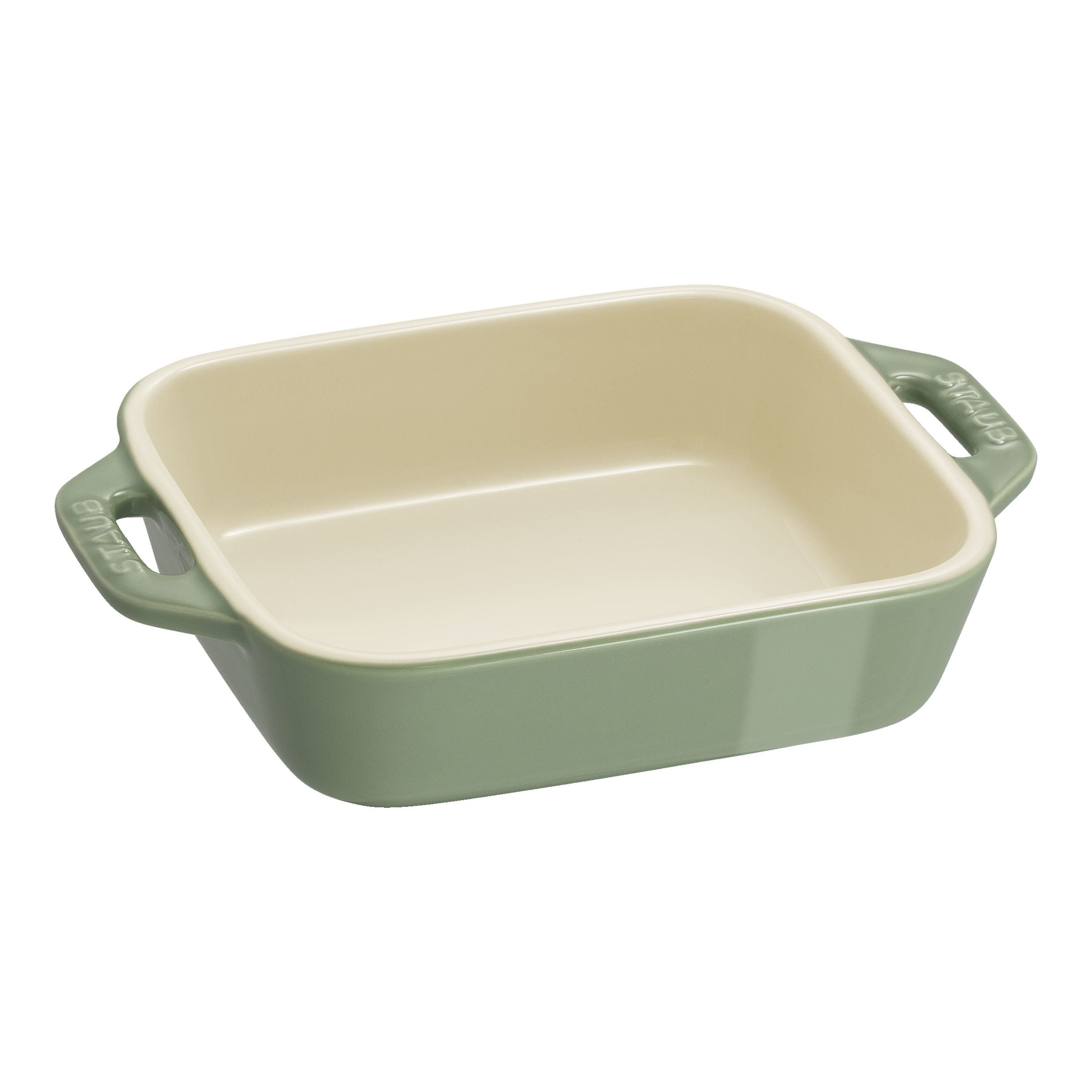 STAUB Ceramique 400 mL Ceramic Rectangular Rectangular Baking Dish , Eucalyptus-Bakeware-DECOROLALA