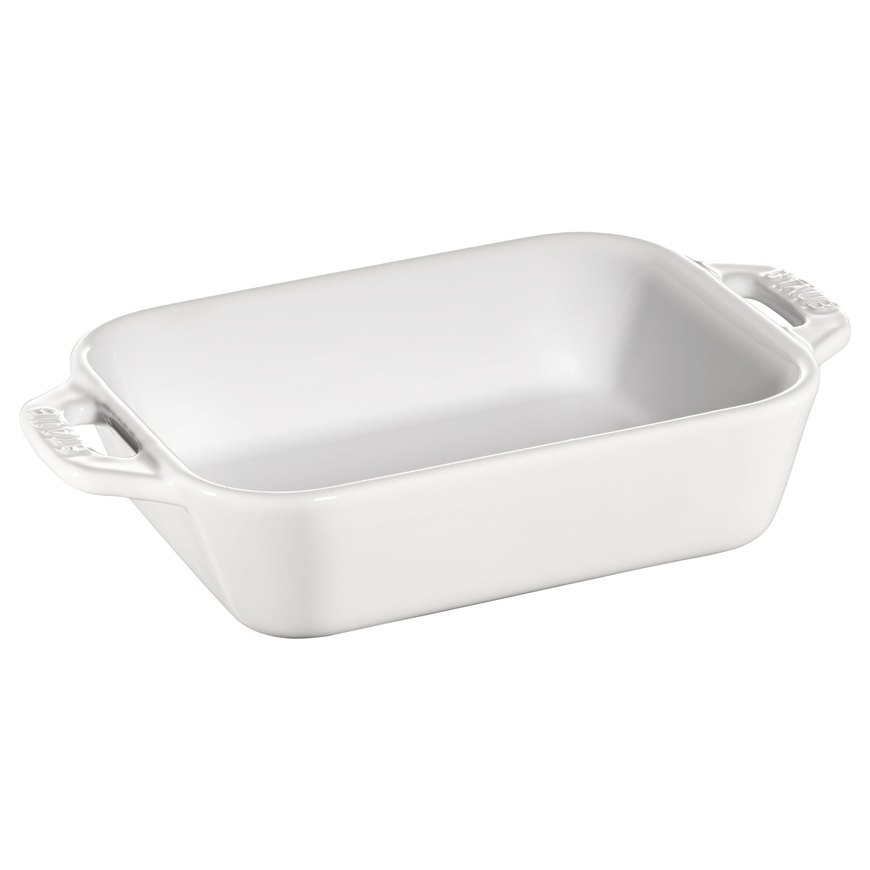 STAUB Ceramique 400 ml Ceramic Rectangular Oven Dish, White-Bakeware-DECOROLALA