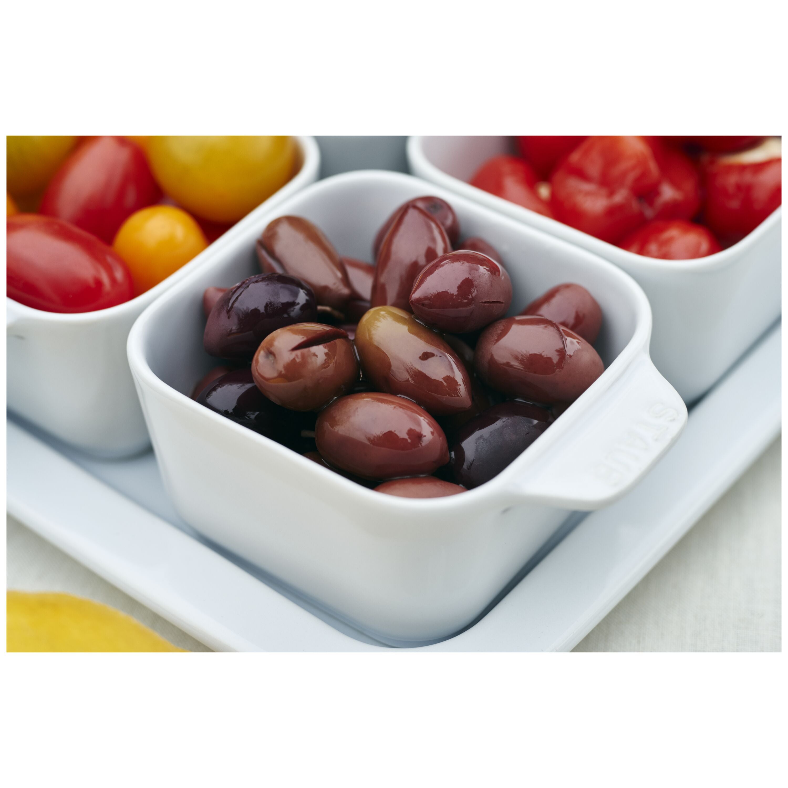 STAUB Ceramique 5 Piece Ceramic Appetiser Set, Pure-White-Pet Accessory-DECOROLALA