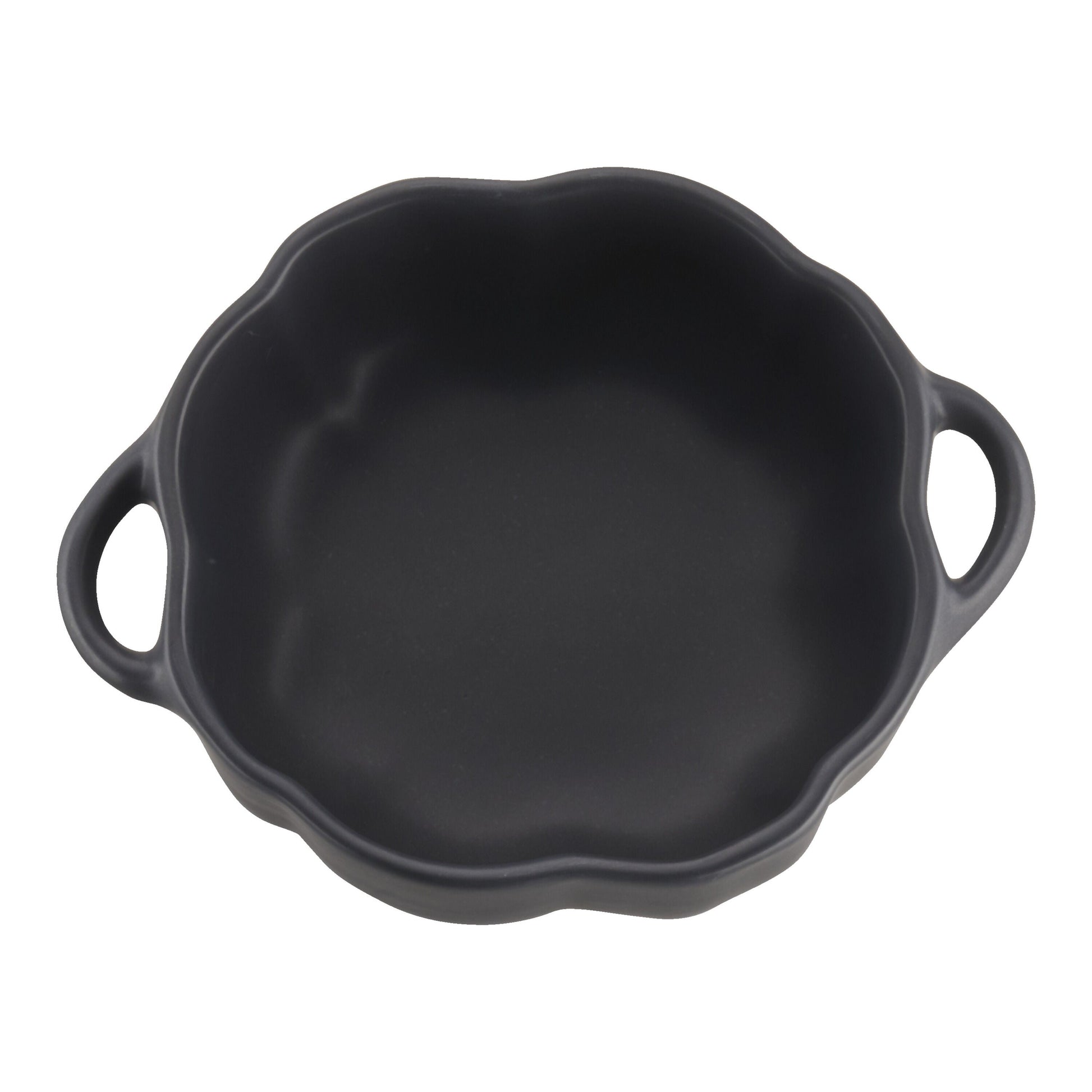 STAUB Ceramique 500 mL Ceramic Pumpkin Cocotte, Black-Cookware-DECOROLALA