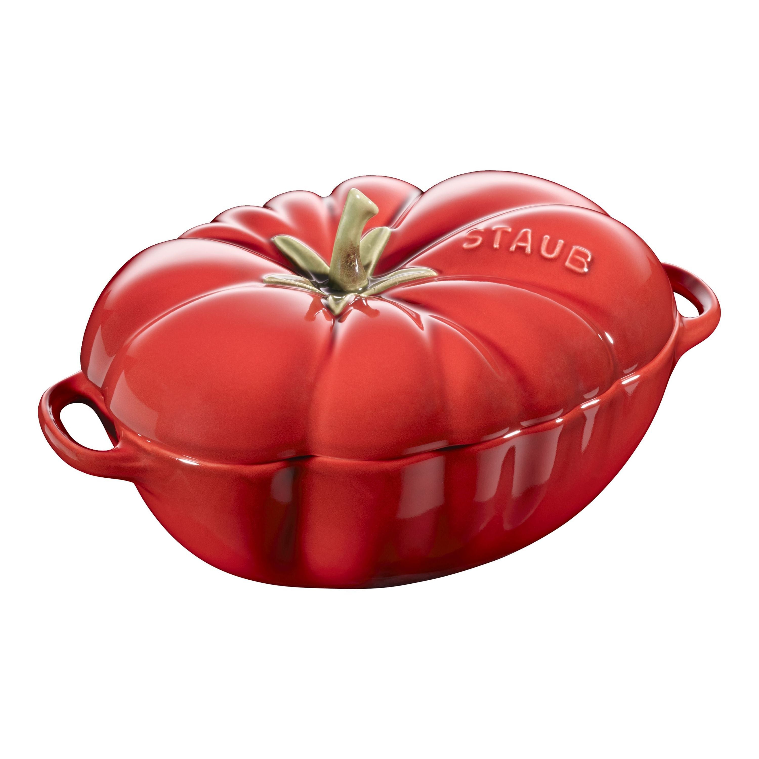 STAUB Ceramique 500 mL Ceramic Tomato Cocotte, Cherry-Cookware-DECOROLALA