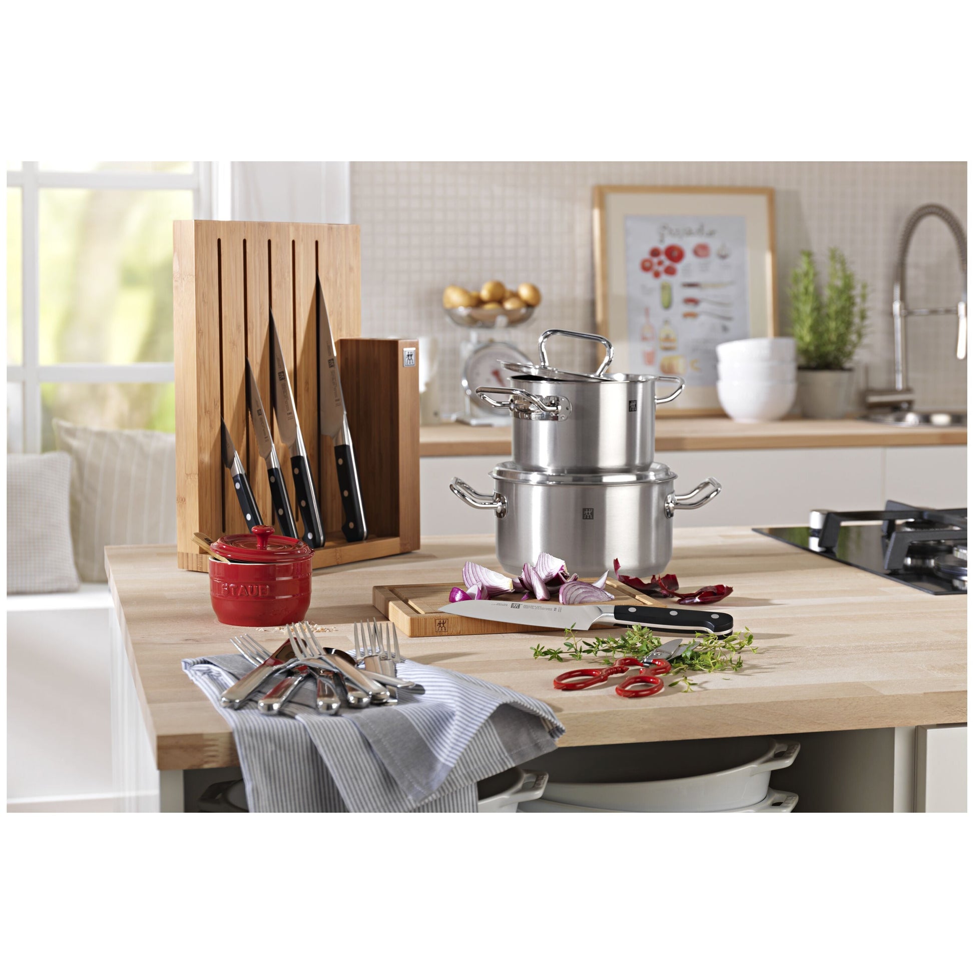 STAUB Ceramique 8 cm Ceramic Salt Crock, Cherry-Cookware Accessorie-DECOROLALA