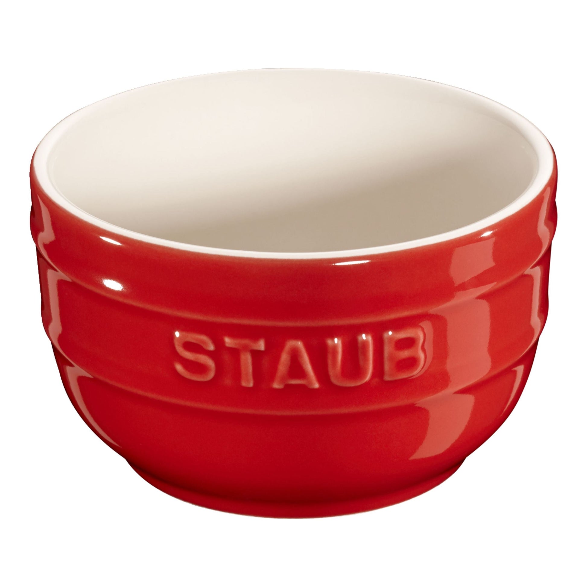 STAUB Ceramique 9 cm / 2 Piece Ceramic Round Ramekin Set, Cherry-Ramekin-DECOROLALA