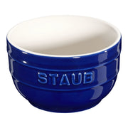 STAUB Ceramique 9 cm / 2 Piece Ceramic Round Ramekin Set, Dark-Blue-Ramekin-DECOROLALA