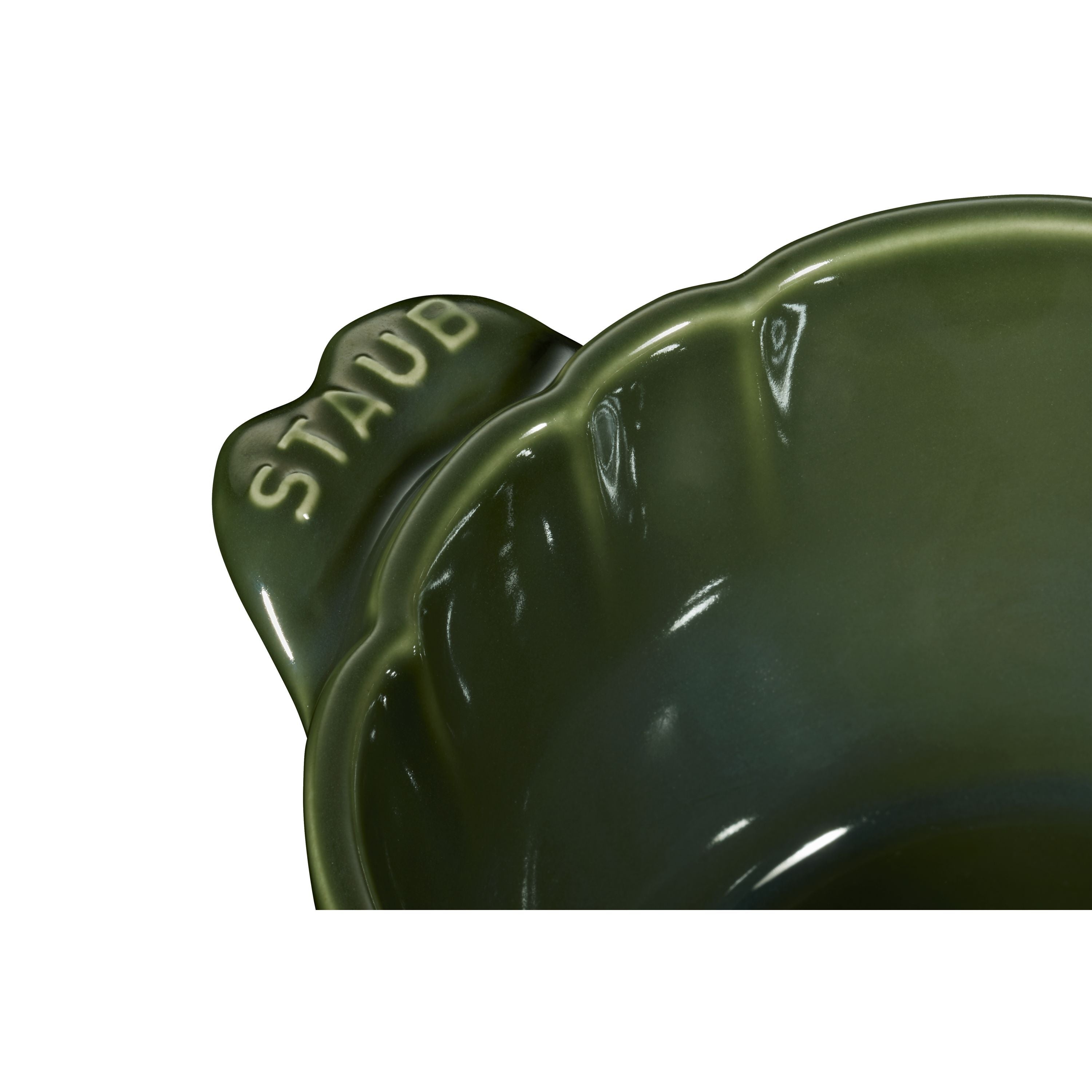 STAUB Ceramique Artichoke Cocotte 450mL Basil-Canvas Print-DECOROLALA