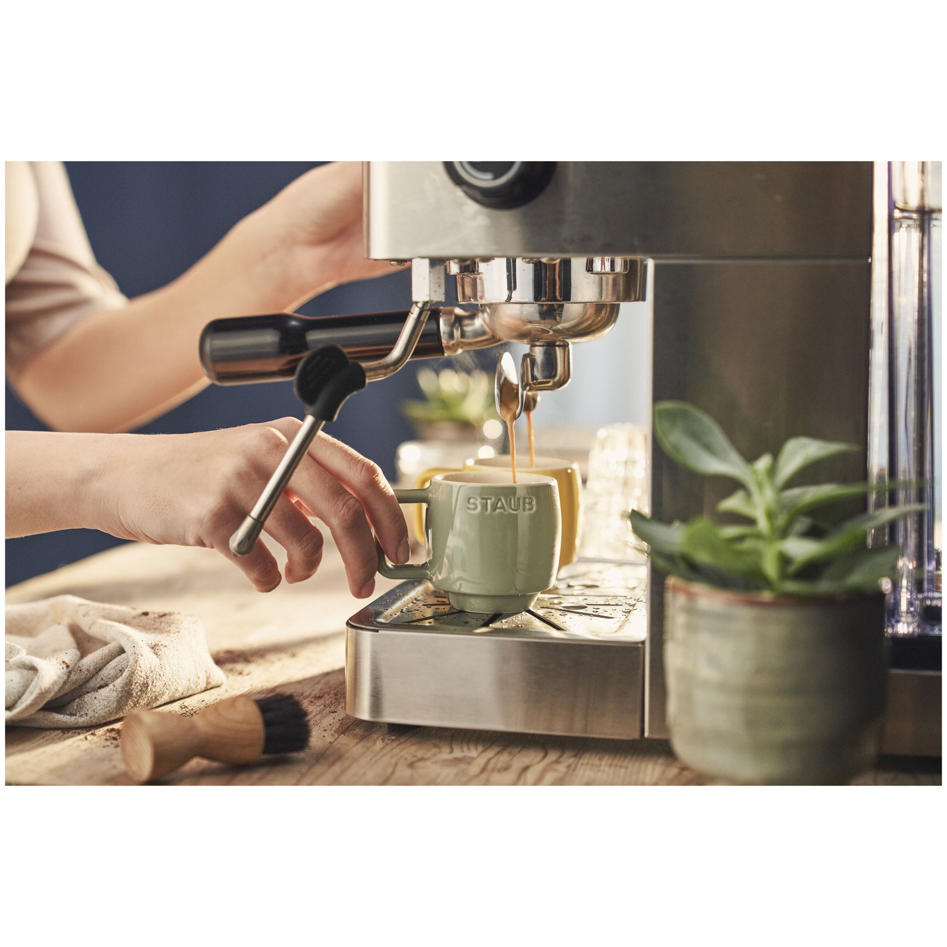 STAUB Ceramique Ceramic Mug, Eucalyptus, 100ml-Mug-DECOROLALA