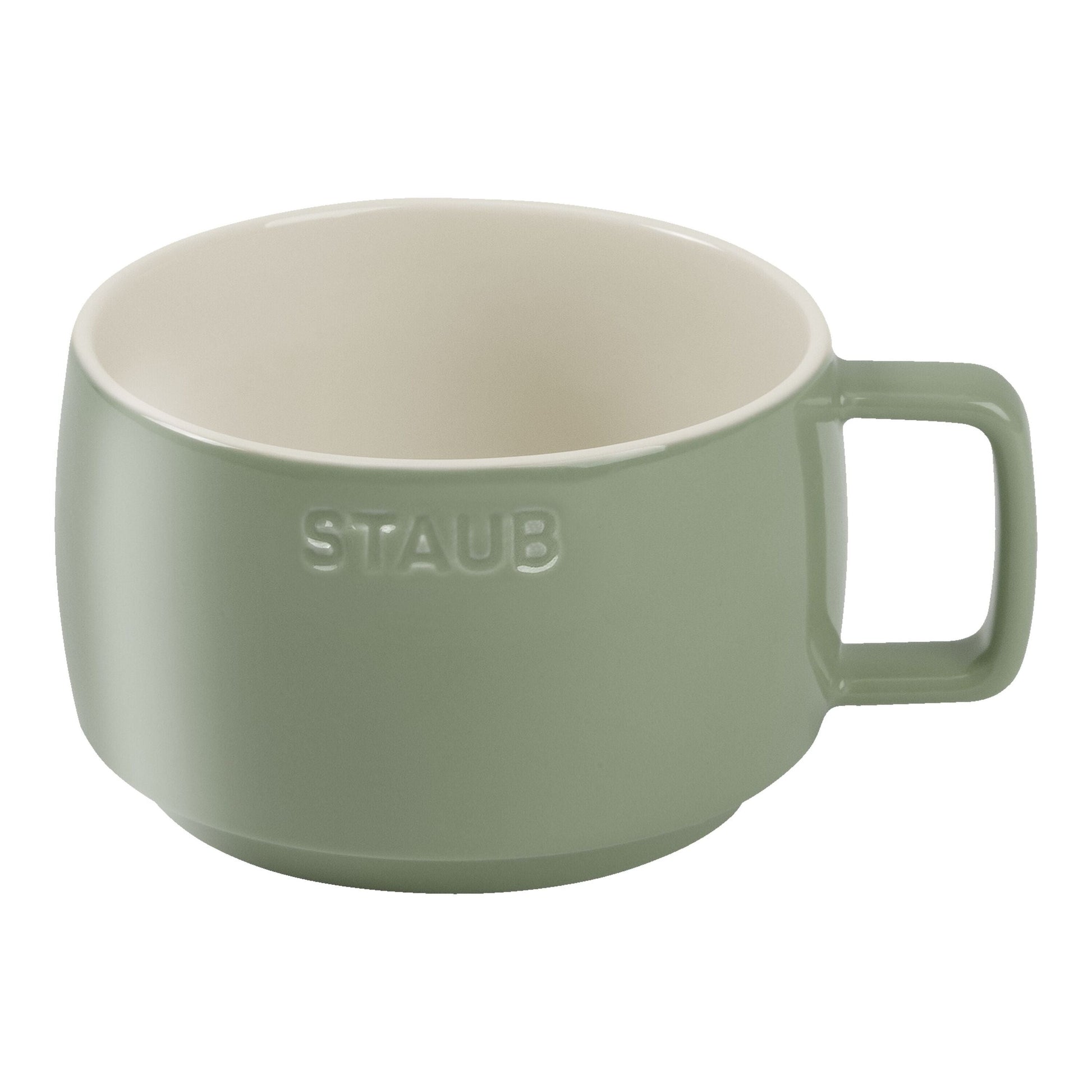 STAUB Ceramique Ceramic Mug, Eucalyptus, 500ml-Mug-DECOROLALA