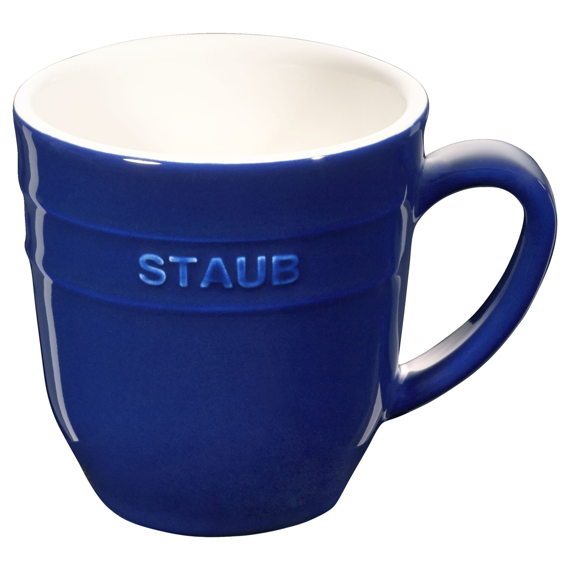 STAUB Ceramique Ceramic Round Mug, Dark-Blue-Mug-DECOROLALA
