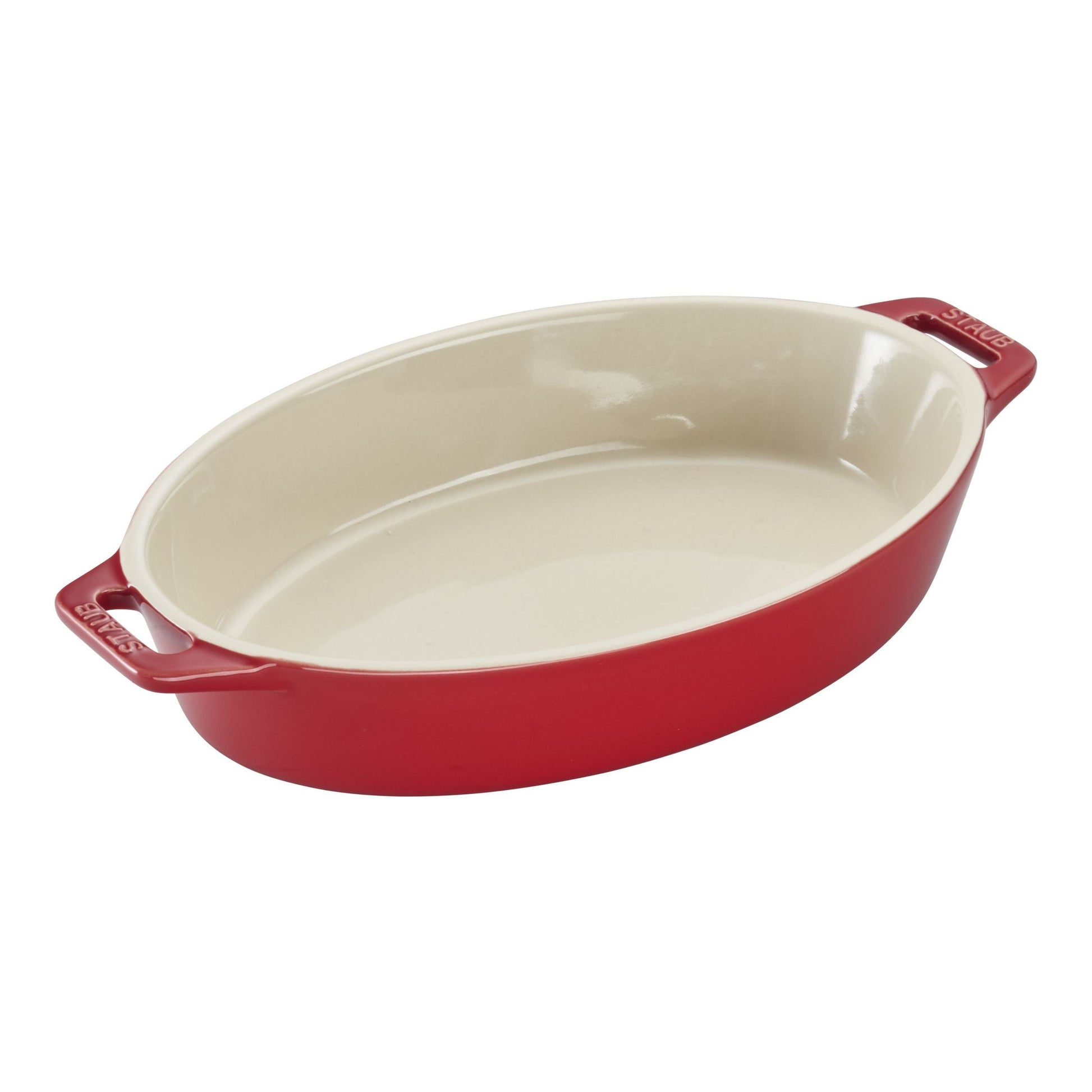 STAUB Ceramique Mixed Baking Dish Set Cherry 4 Piece-Bakeware Set-DECOROLALA