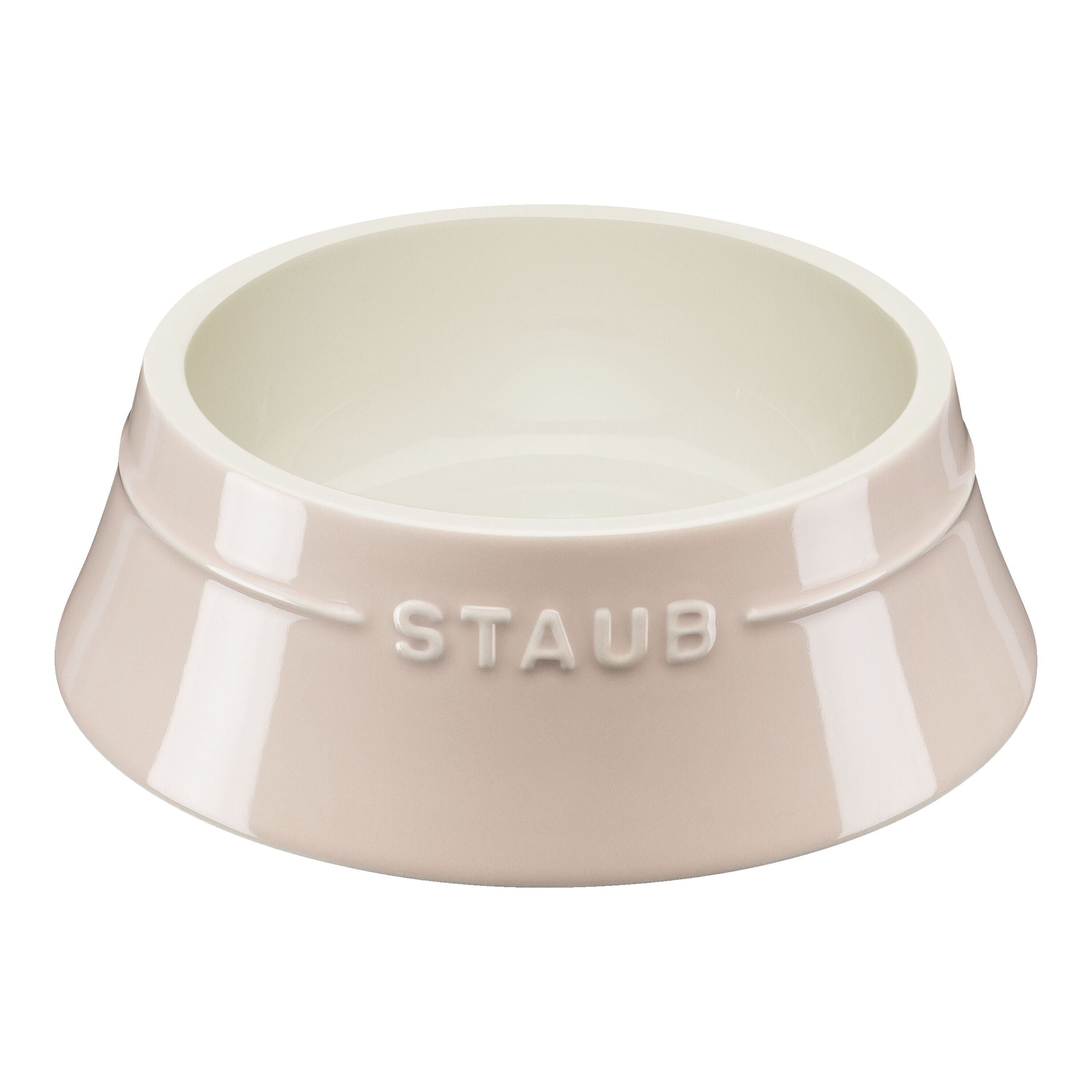STAUB Ceramique Pet Bowl 400 ml, Ceramic, Light Pink-n/a-DECOROLALA