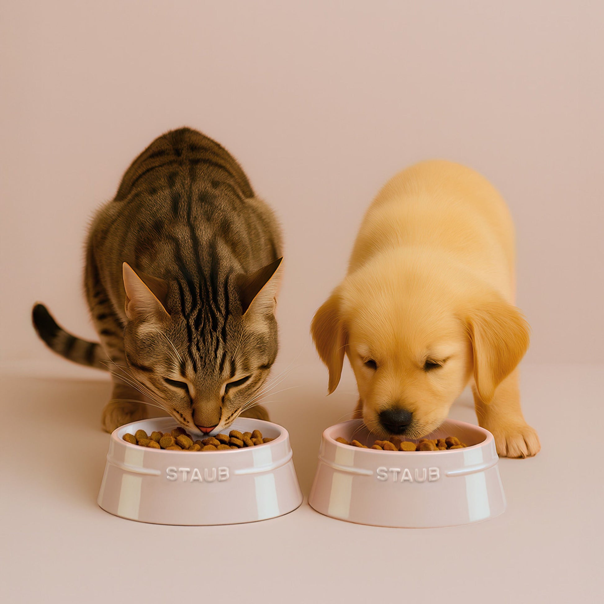 STAUB Ceramique Pet Bowl 800 ml, Ceramic, Light Pink-n/a-DECOROLALA