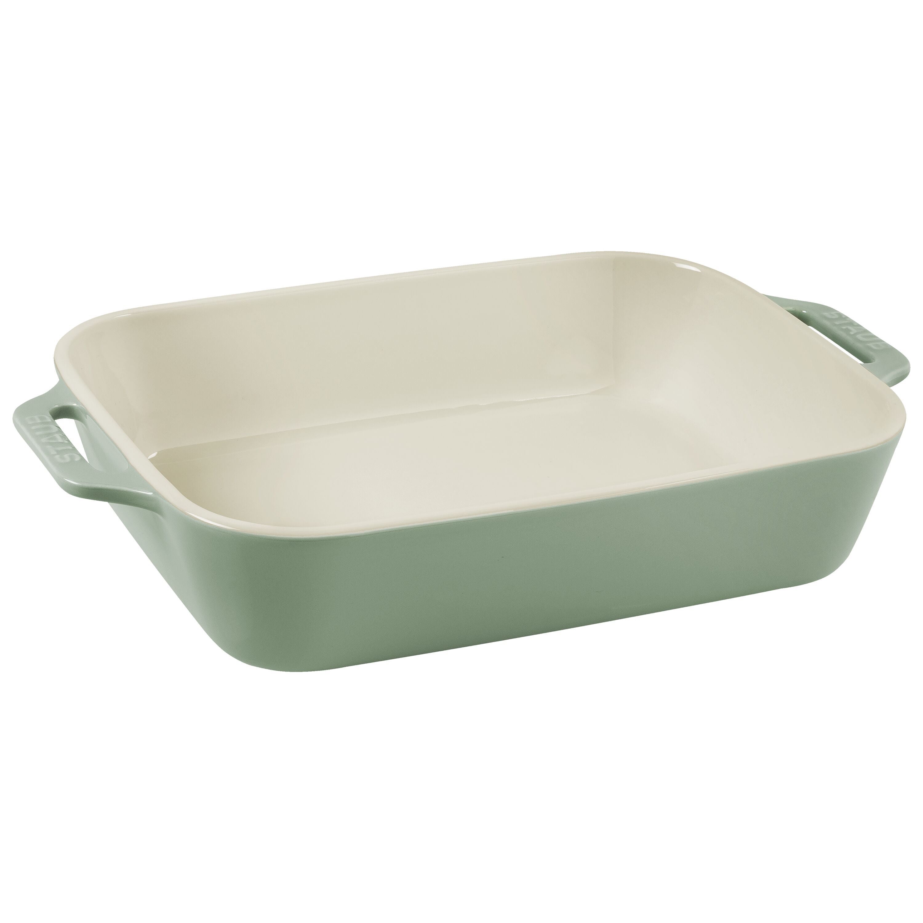 STAUB Ceramique Rectangular Baking Dish Set Eucalyptus 2 Piece-Bakeware-DECOROLALA