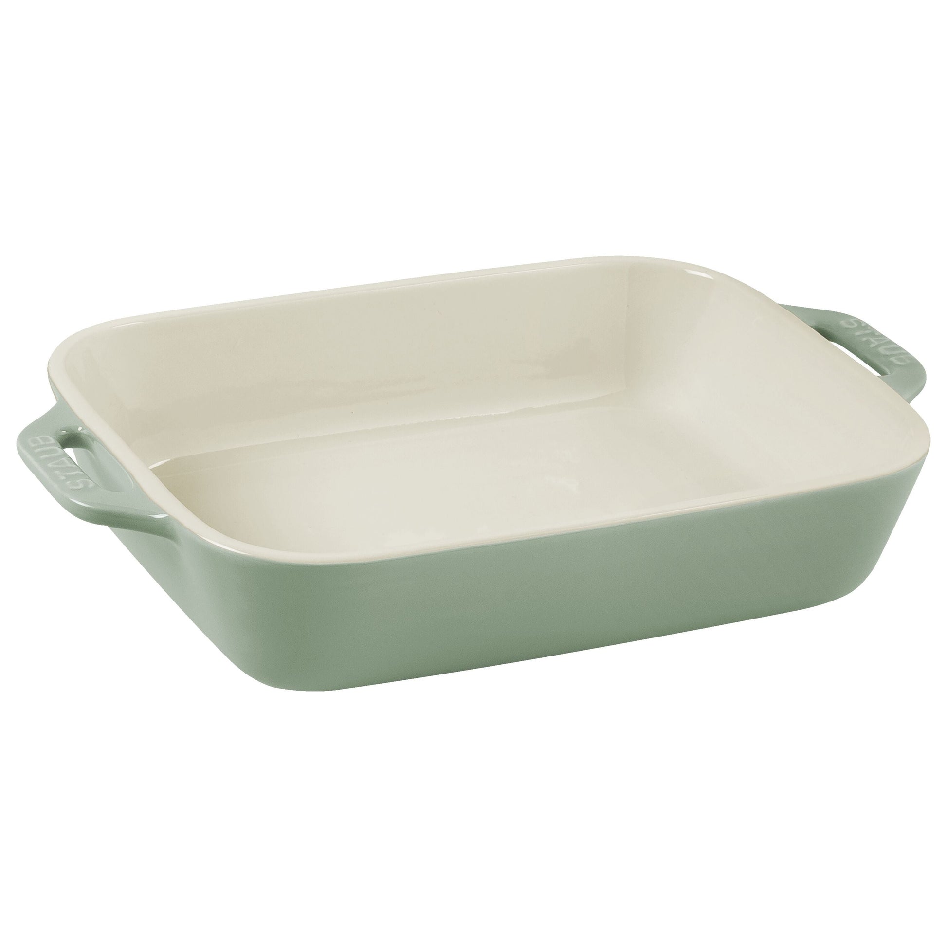 STAUB Ceramique Rectangular Baking Dish Set Eucalyptus 3 Piece-Bakeware Set-DECOROLALA