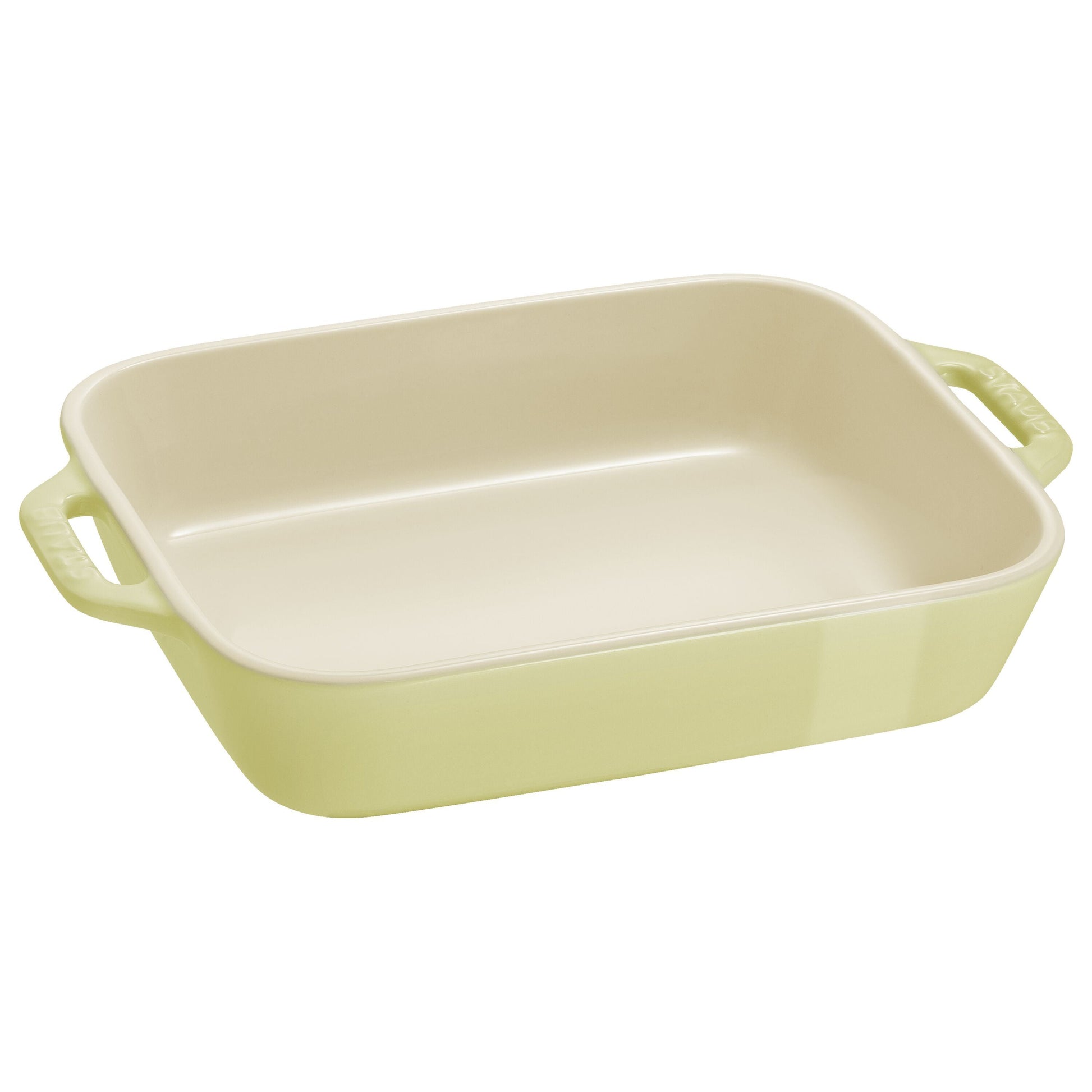 STAUB Ceramique Rectangular Baking Dish Set Light Green 2 Piece-Bakeware Set-DECOROLALA