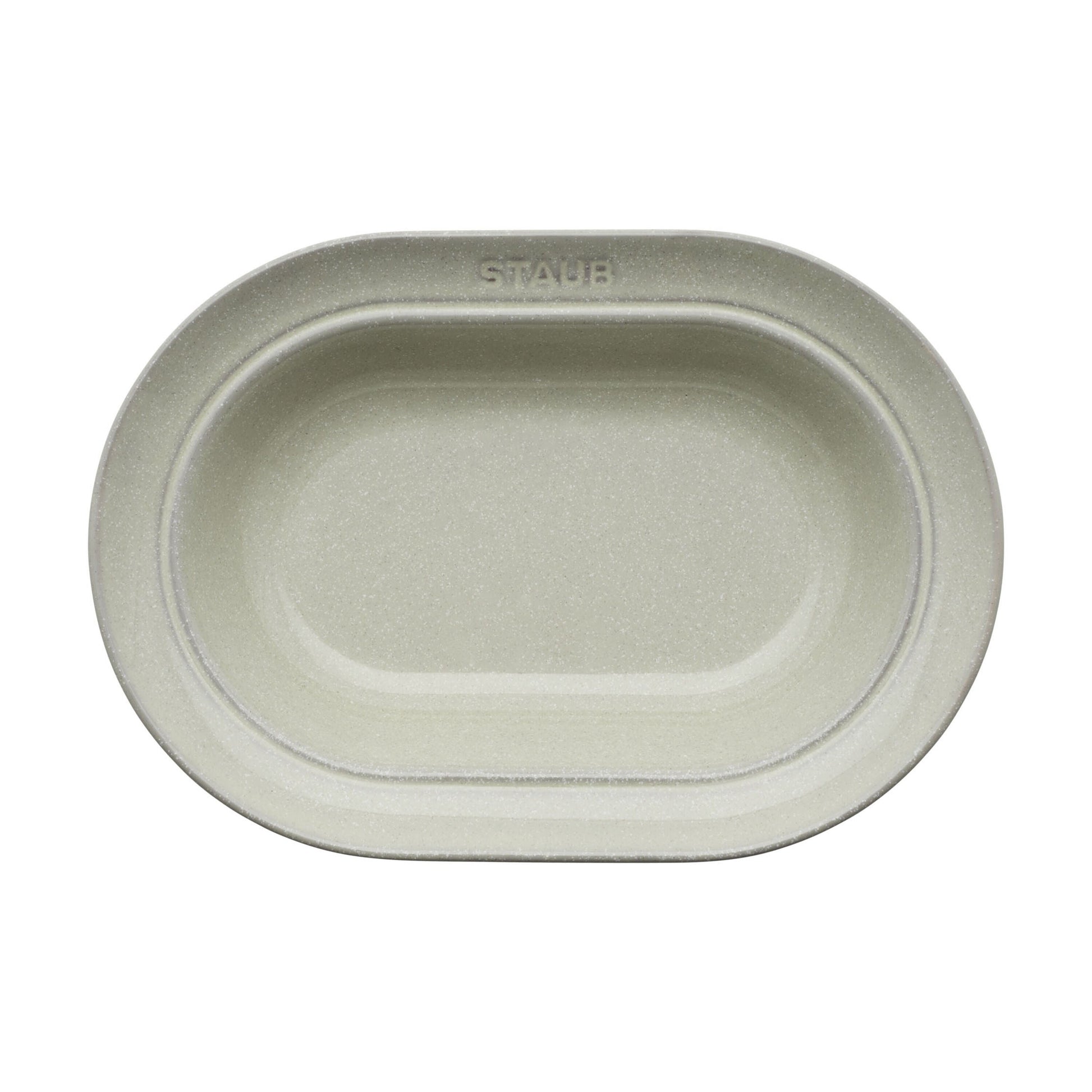 STAUB Dining Line 25 cm Ceramic Oval Serving Dish, White-Serveware-DECOROLALA
