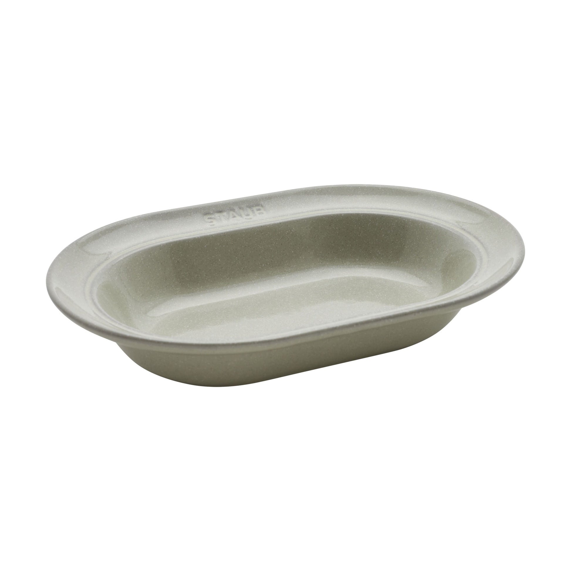 STAUB Dining Line 25 cm Ceramic Oval Serving Dish, White-Serveware-DECOROLALA