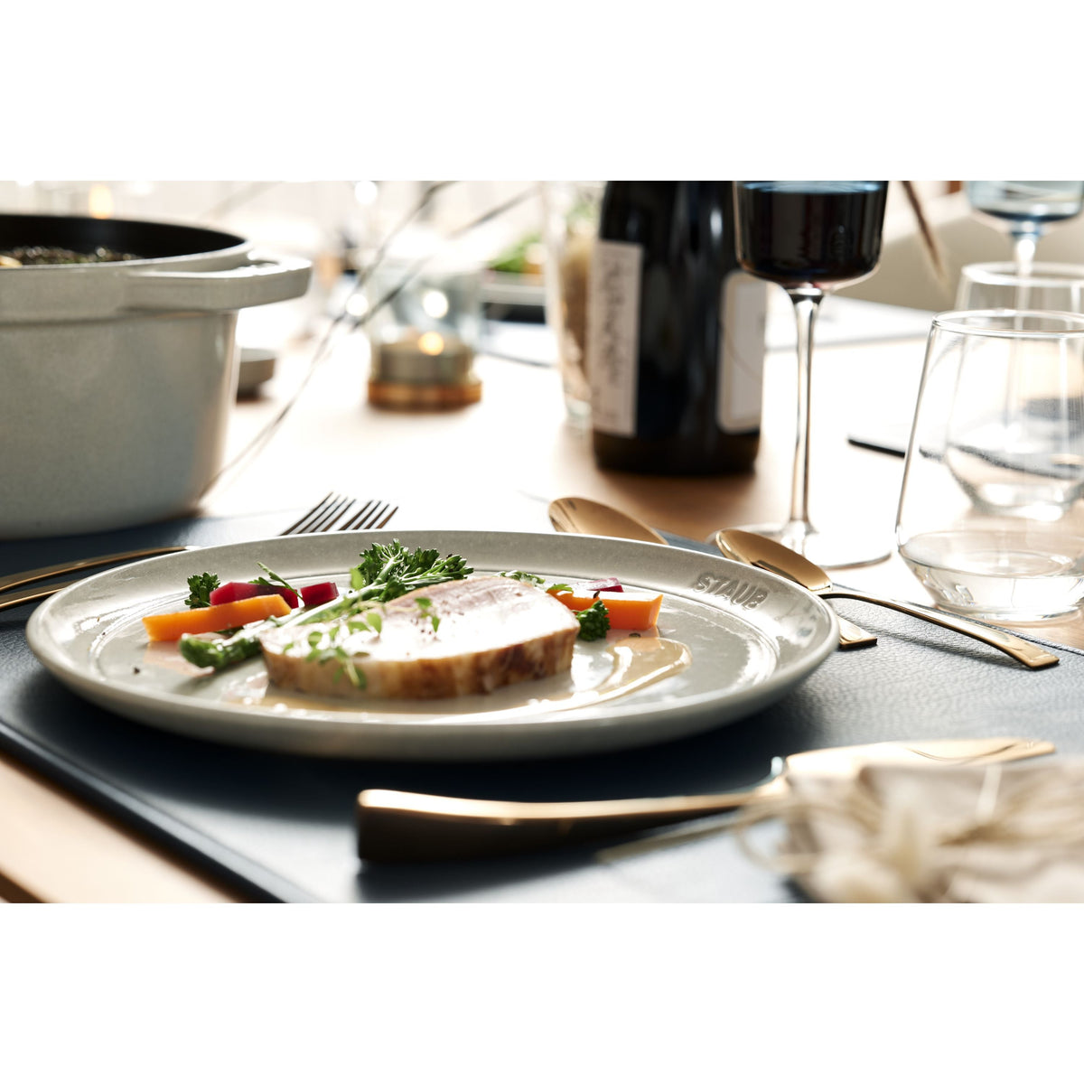 STAUB Dining Line Salad Plate Set 4 Piece-n/a-DECOROLALA