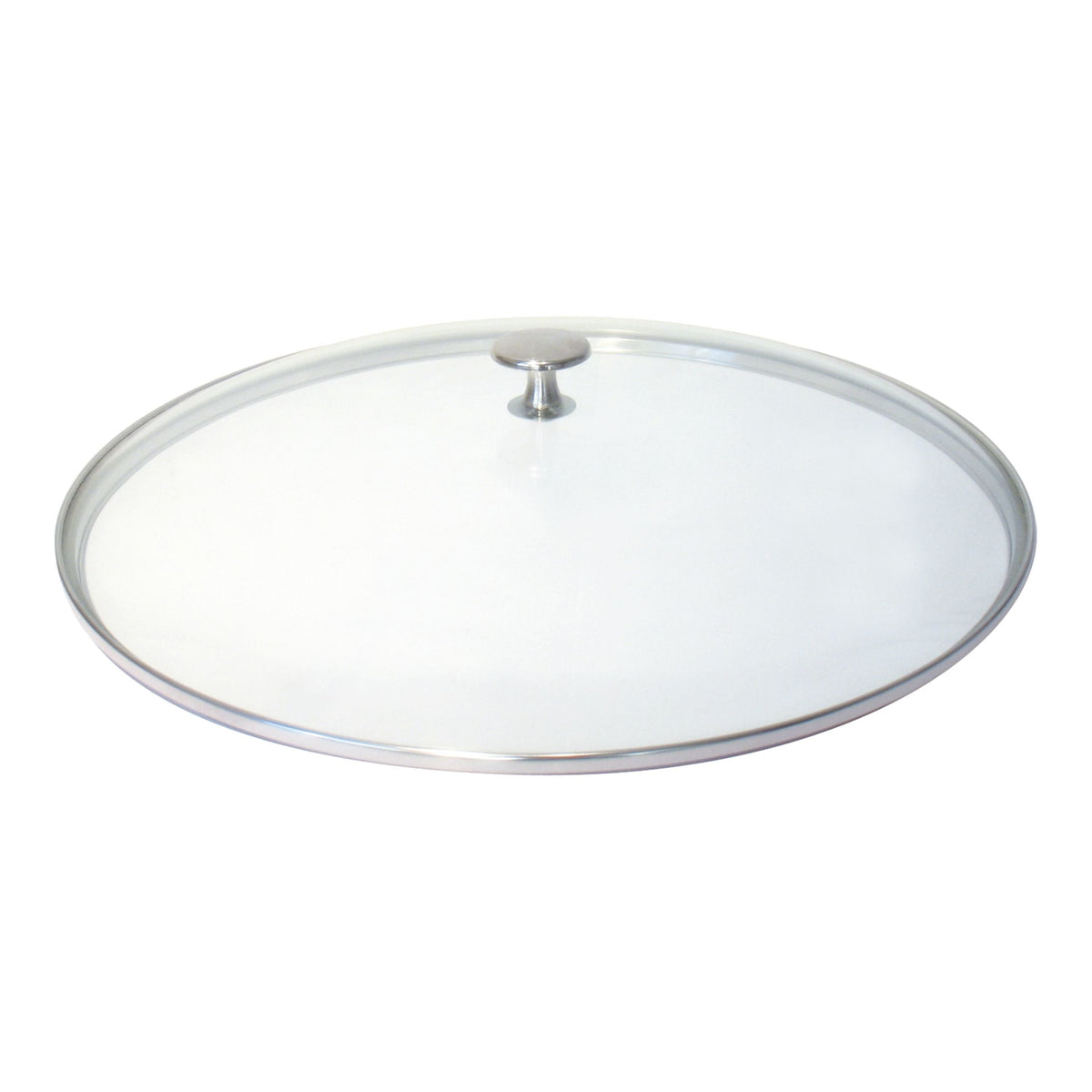 STAUB Glass Lid 37cm - Nickel Knob-Cookware Lids-DECOROLALA