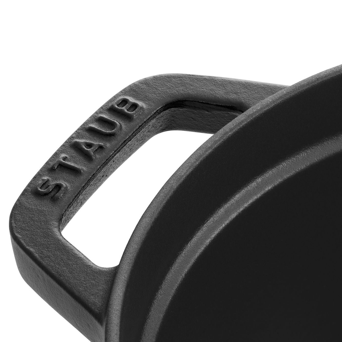 STAUB La Cocotte 12 L Cast Iron Oval Cocotte, Black-Cookware-DECOROLALA