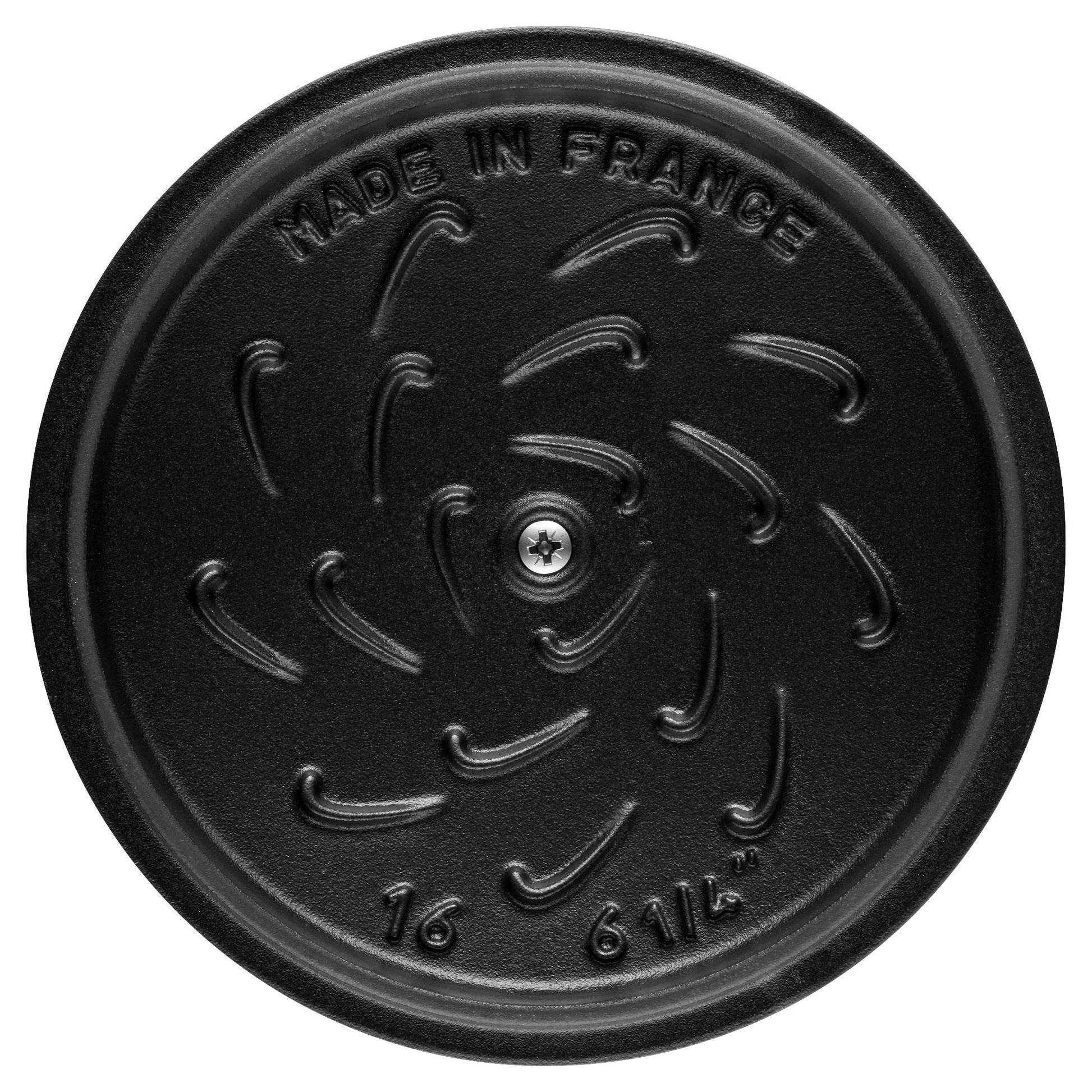 STAUB La Cocotte 1.75 L Cast Iron Round Rice Cocotte, Black-Cookware-DECOROLALA