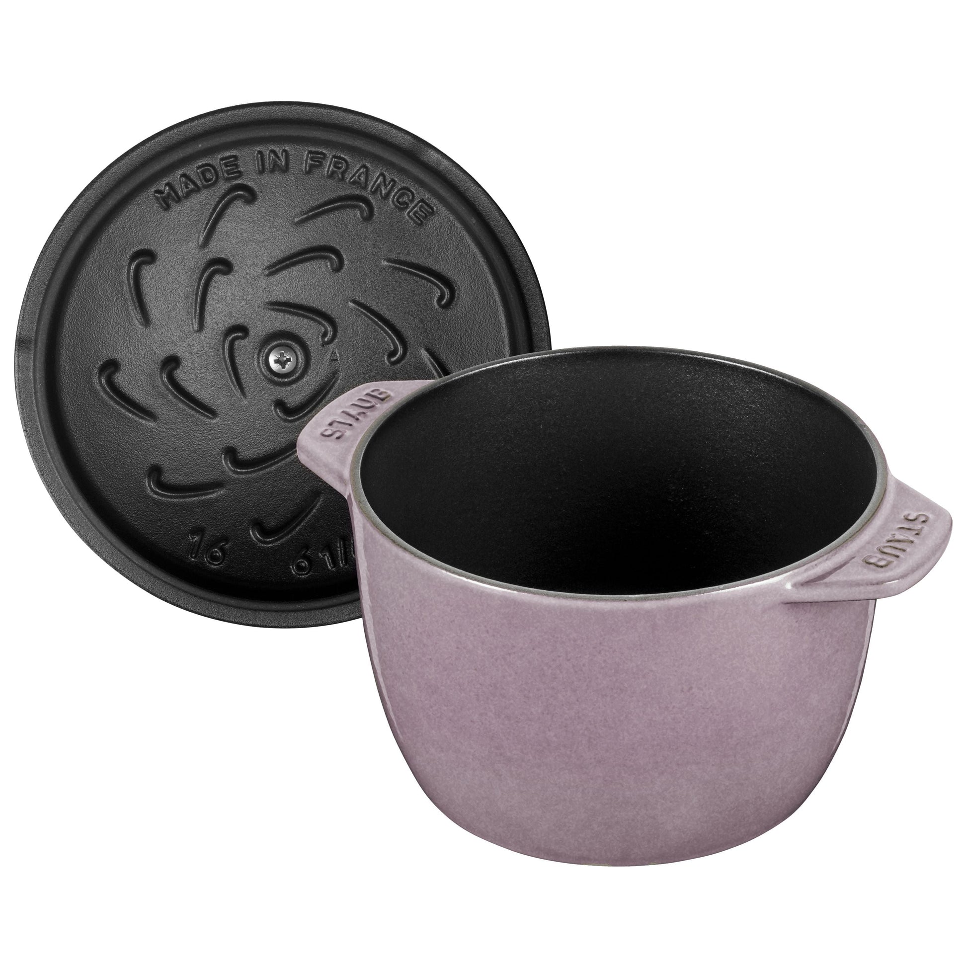 STAUB La Cocotte 1.75 L Cast Iron Round Rice Cocotte, Cherry Blossom-Cookware-DECOROLALA