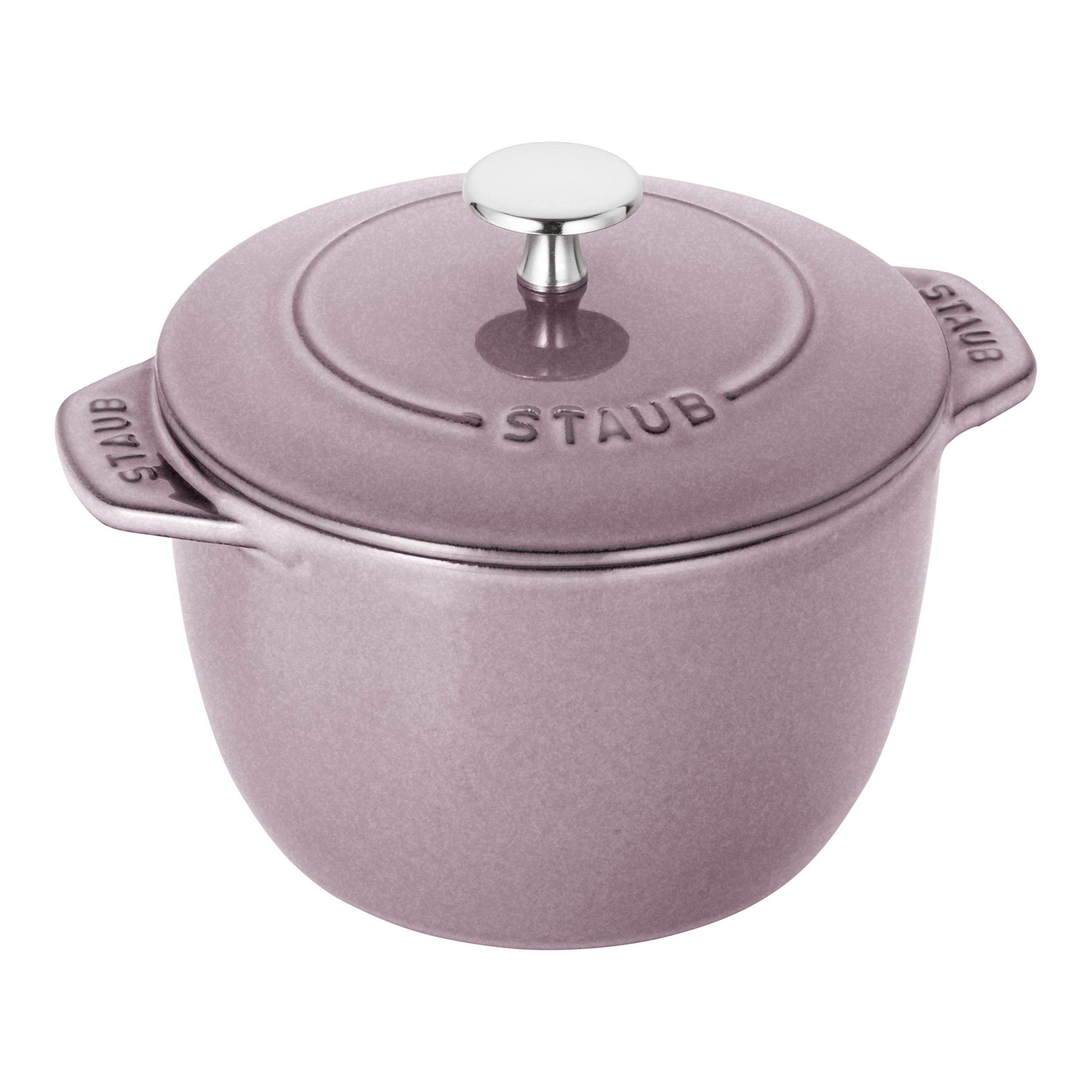 STAUB La Cocotte 1.75 L Cast Iron Round Rice Cocotte, Cherry Blossom-Cookware-DECOROLALA