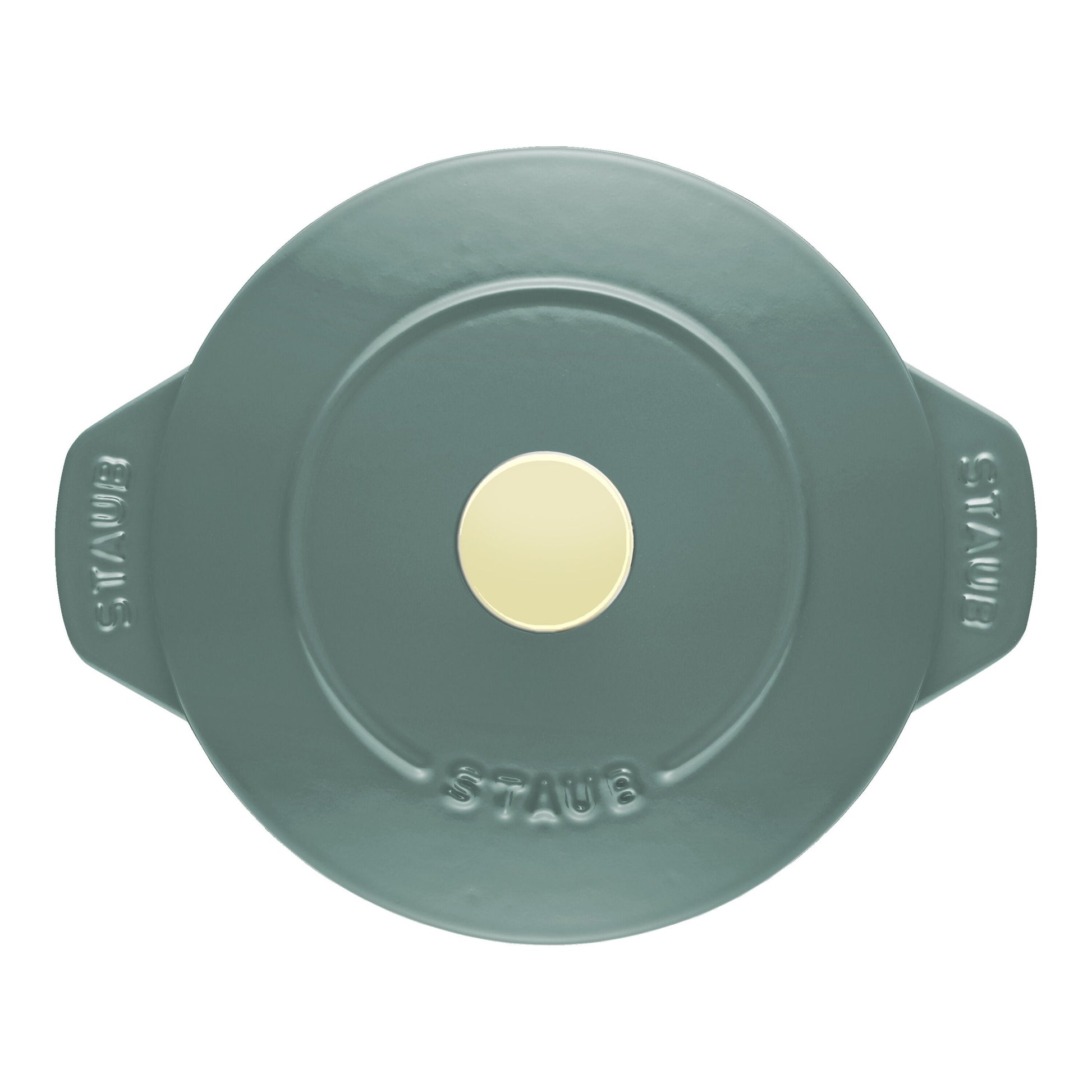 STAUB La Cocotte 1.75 L Cast Iron Round Rice Cocotte, Eucalyptus-Cookware-DECOROLALA