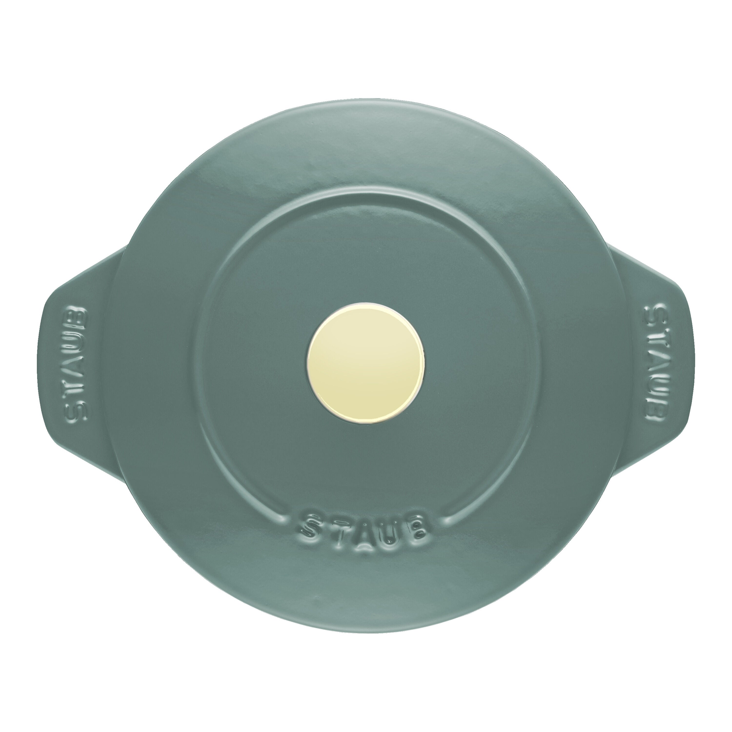 STAUB La Cocotte 1.75 L Cast Iron Round Rice Cocotte, Eucalyptus-Cookware-DECOROLALA