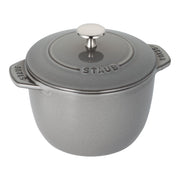 STAUB La Cocotte 1.75 L Cast Iron Round Rice Cocotte, Graphite-Grey-Cookware-DECOROLALA