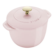 STAUB La Cocotte 1.75 L Cast Iron Round Rice Cocotte, Sorbet Rose-Cookware-DECOROLALA